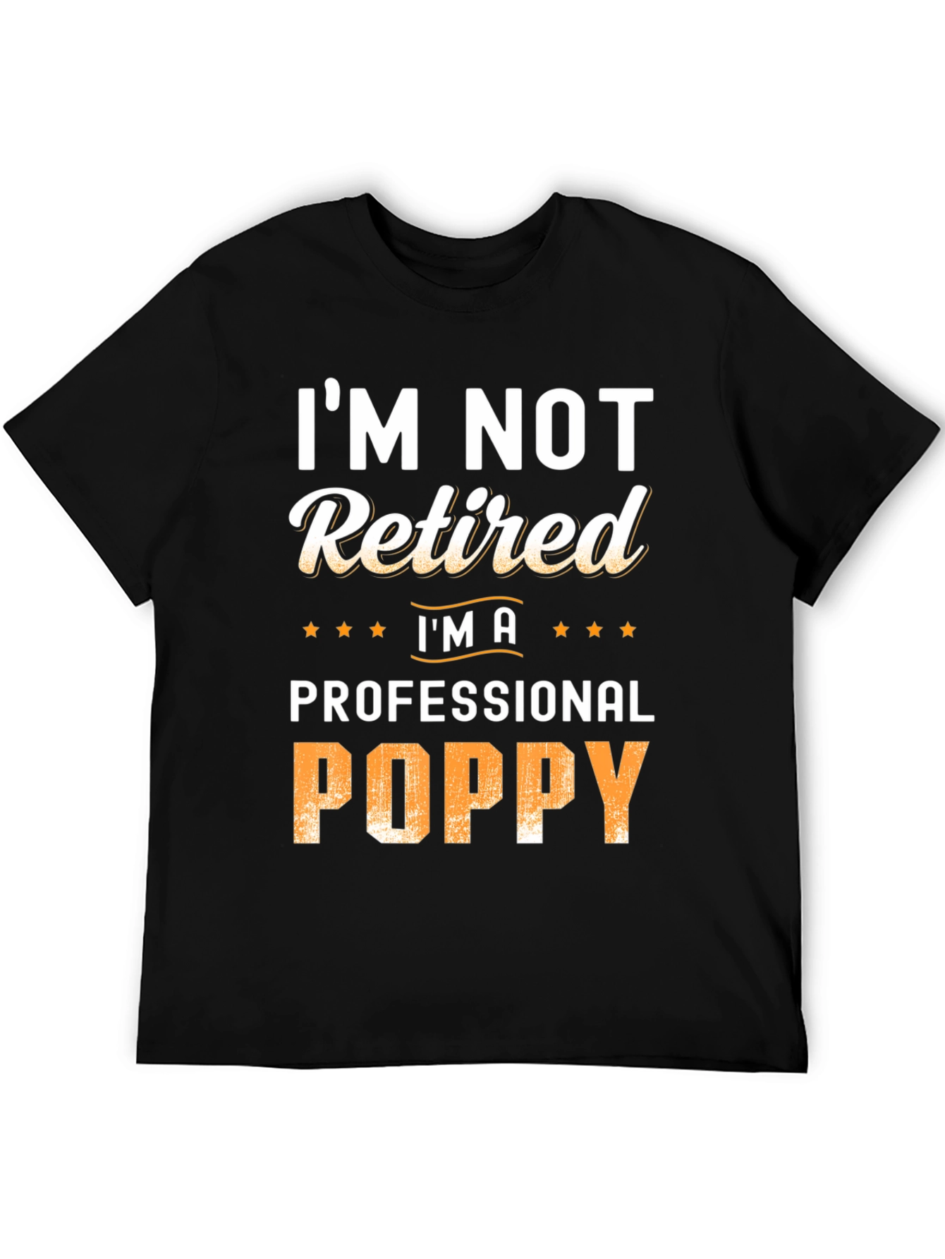 Professional Poppy T-Shirt - Funny Grandpa Tee