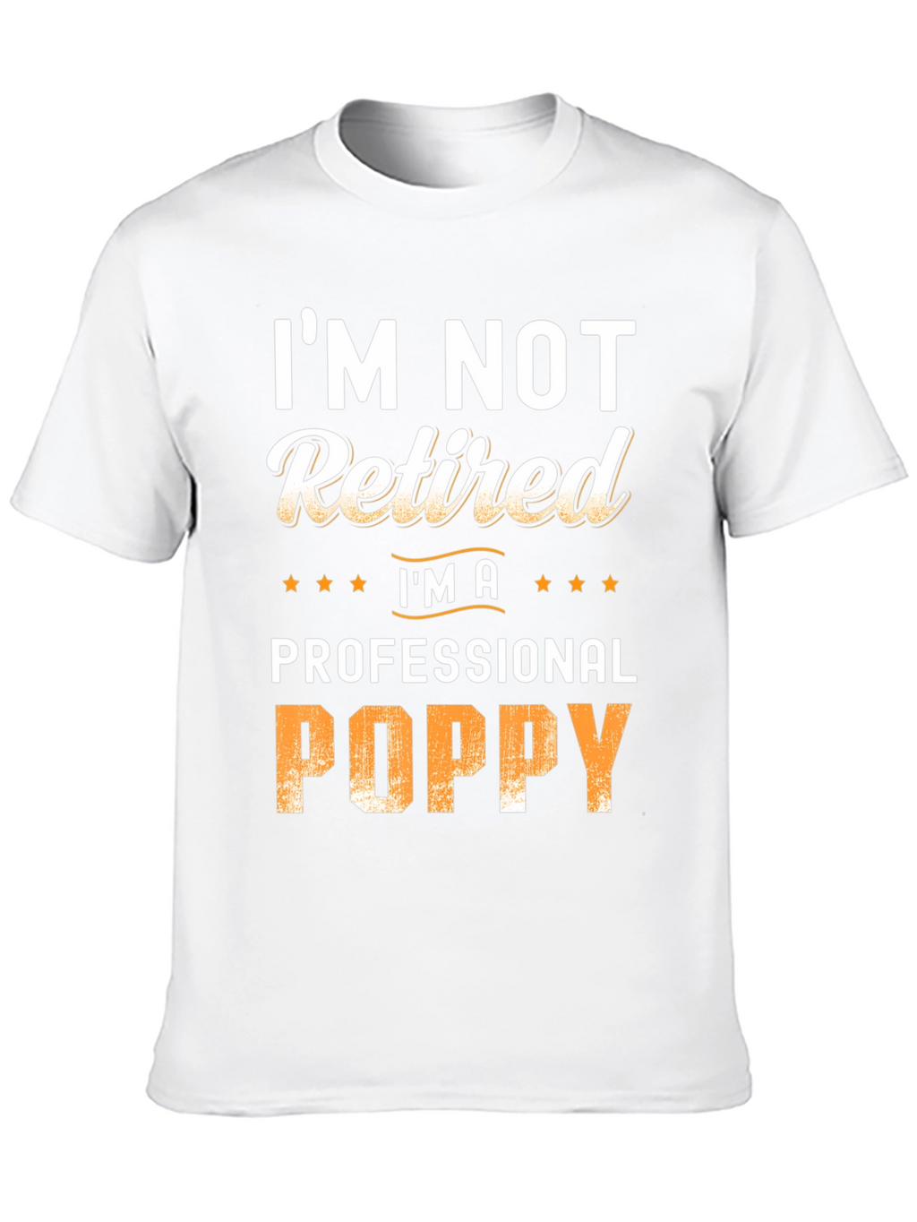 Professional Poppy T-Shirt - Funny Grandpa Tee