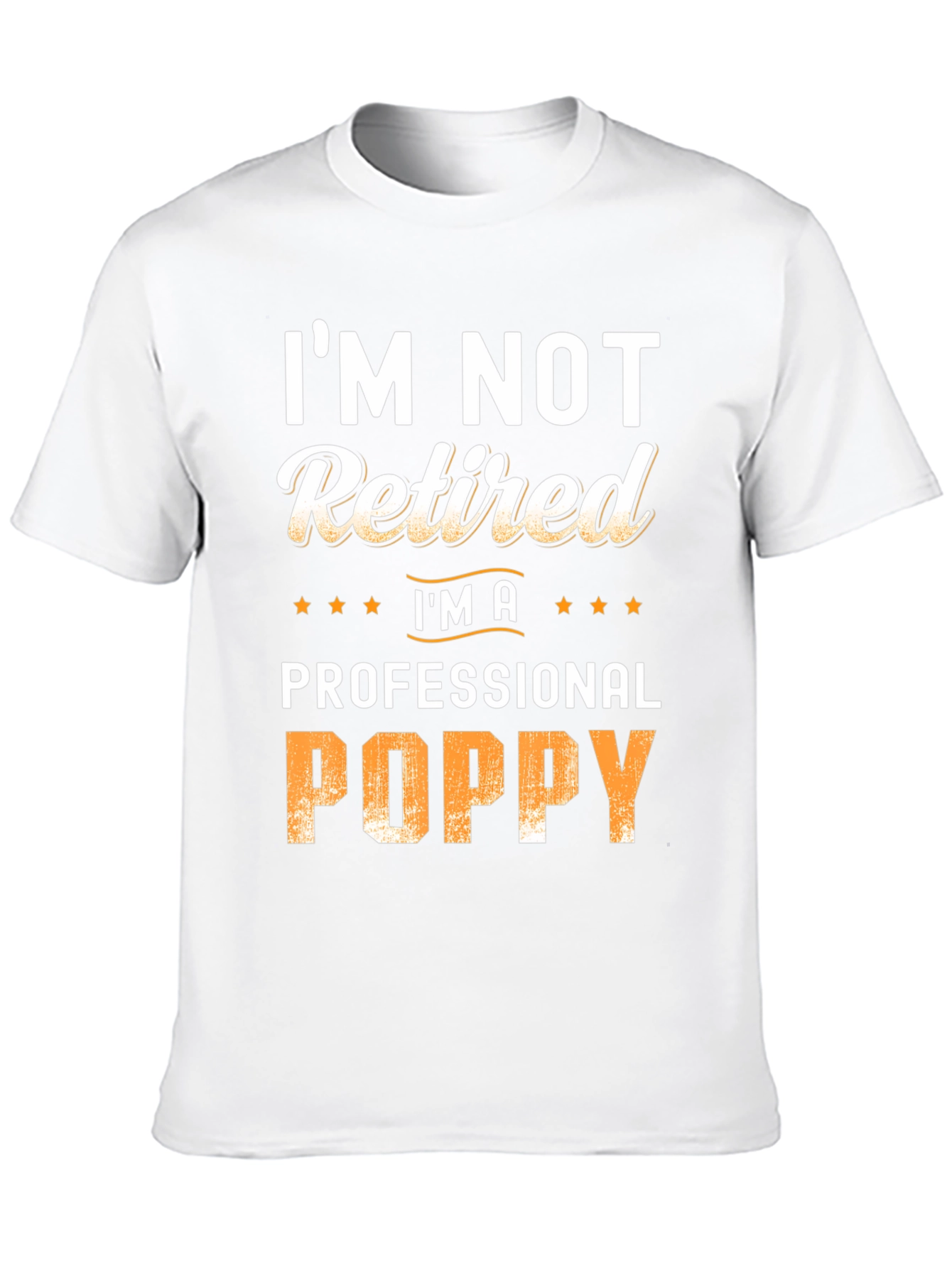 Professional Poppy T-Shirt - Funny Grandpa Tee
