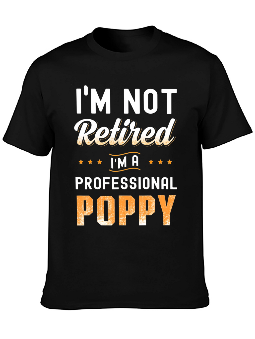 Professional Poppy T-Shirt - Funny Grandpa Tee
