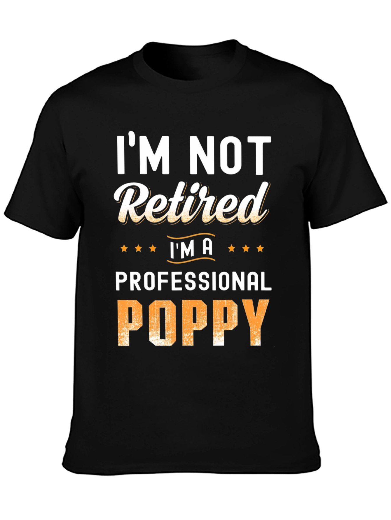 Professional Poppy T-Shirt - Funny Grandpa Tee
