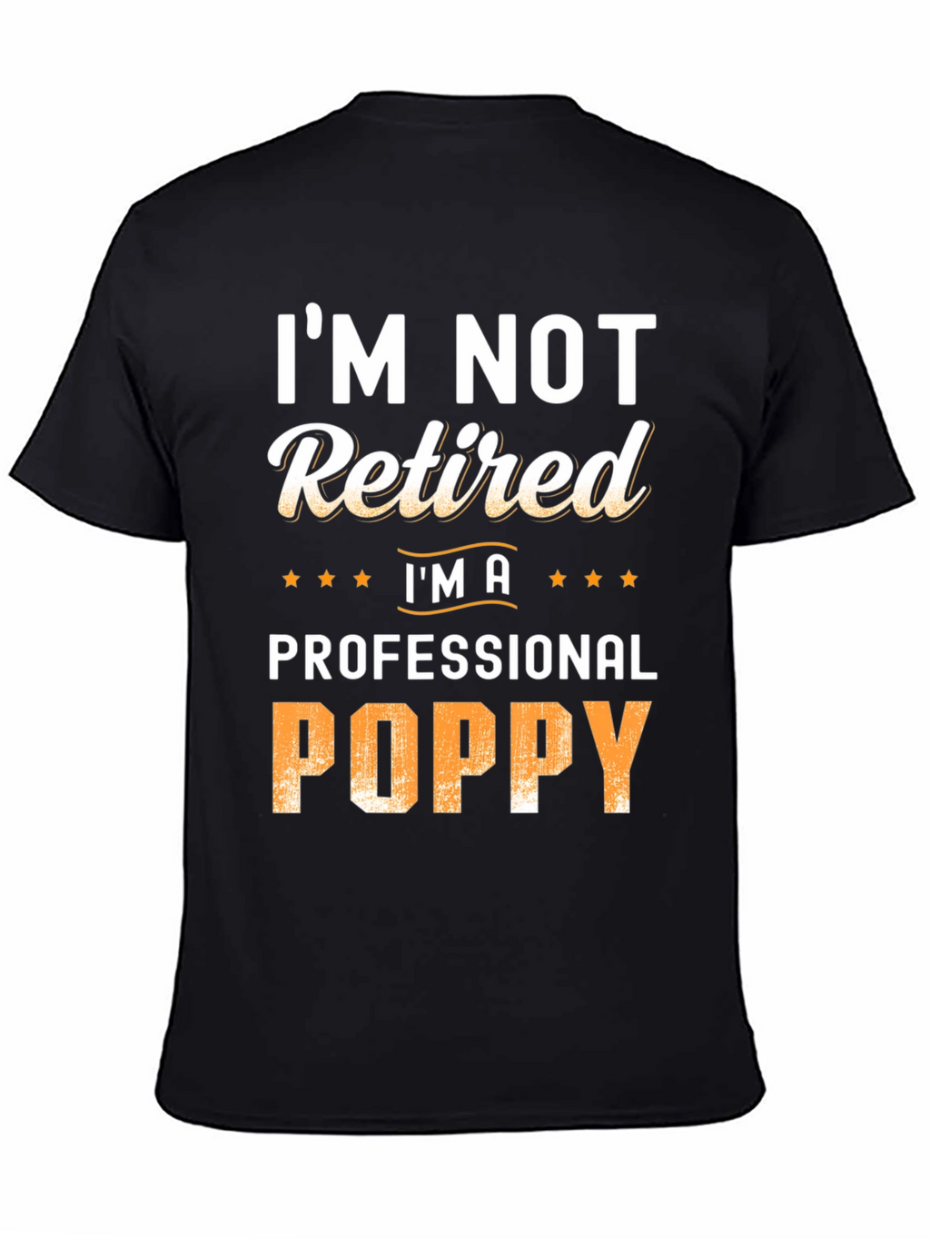 Professional Poppy T-Shirt - Funny Grandpa Tee
