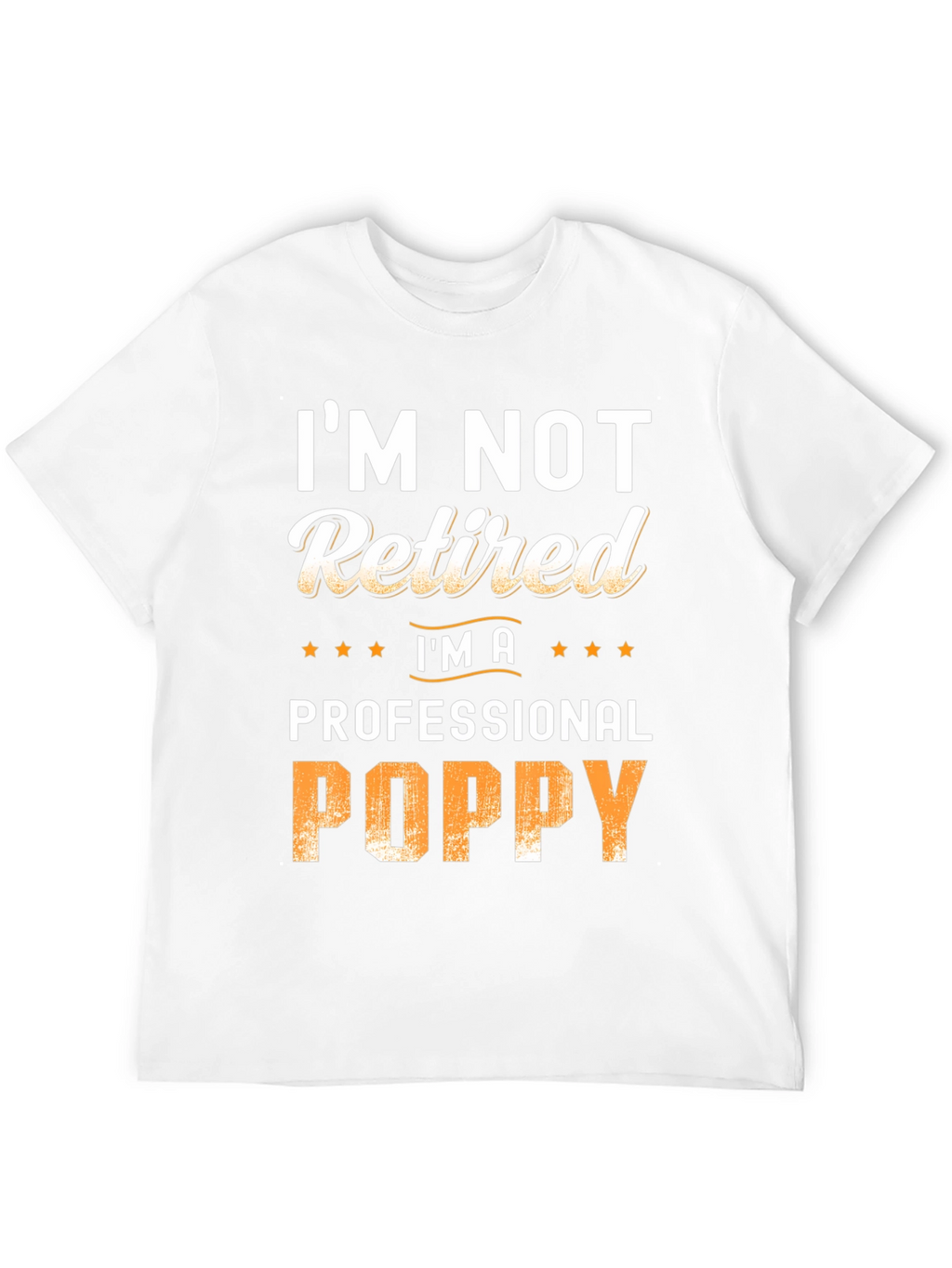 Professional Poppy T-Shirt - Funny Grandpa Tee