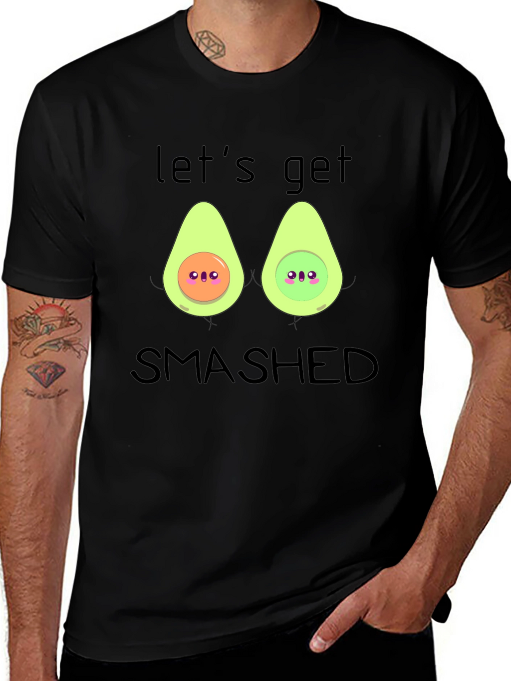 Lets Get Smashed Avocado T-Shirt