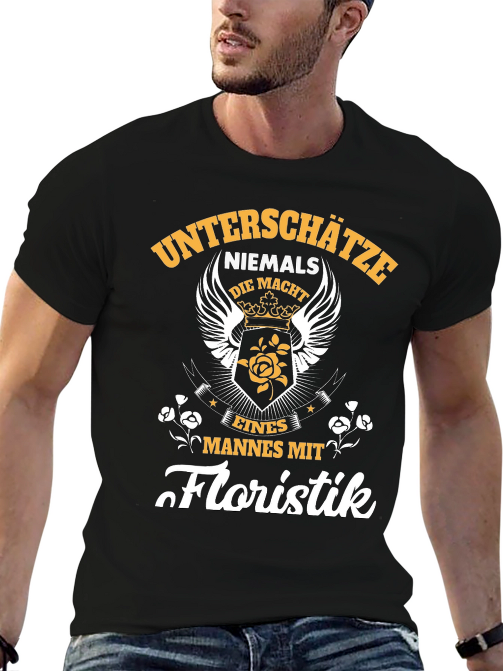 Floristik Man T-Shirt - Never Underestimate The Power