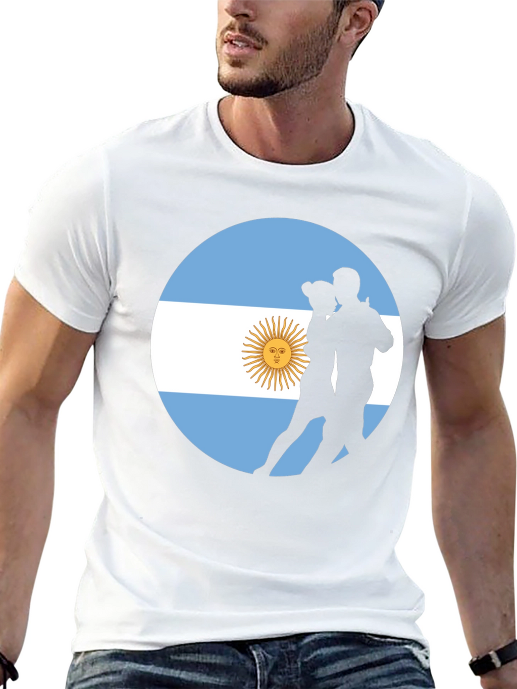 Argentina Tango T-Shirt - Stylish Black Tee