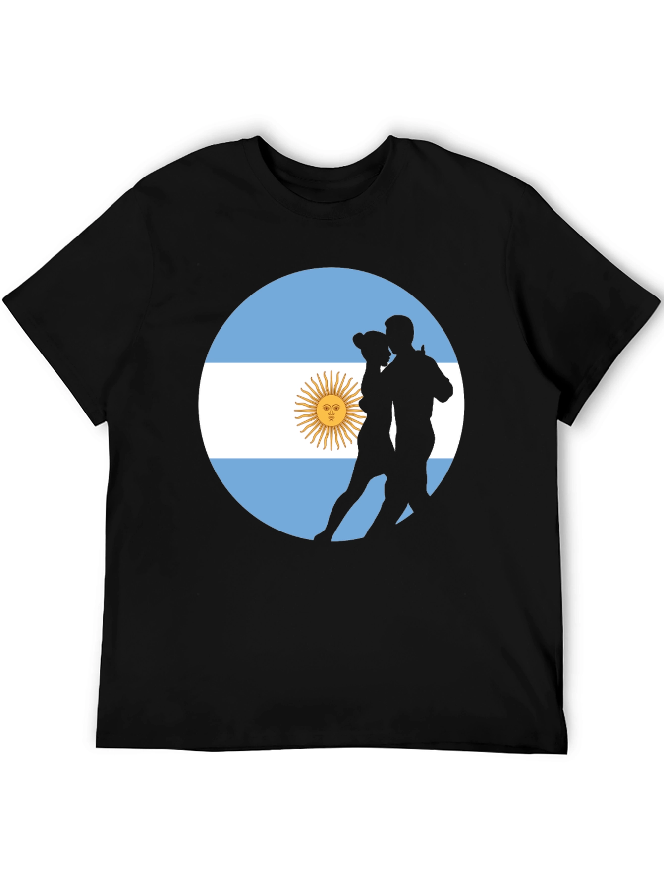 Argentina Tango T-Shirt - Stylish Black Tee