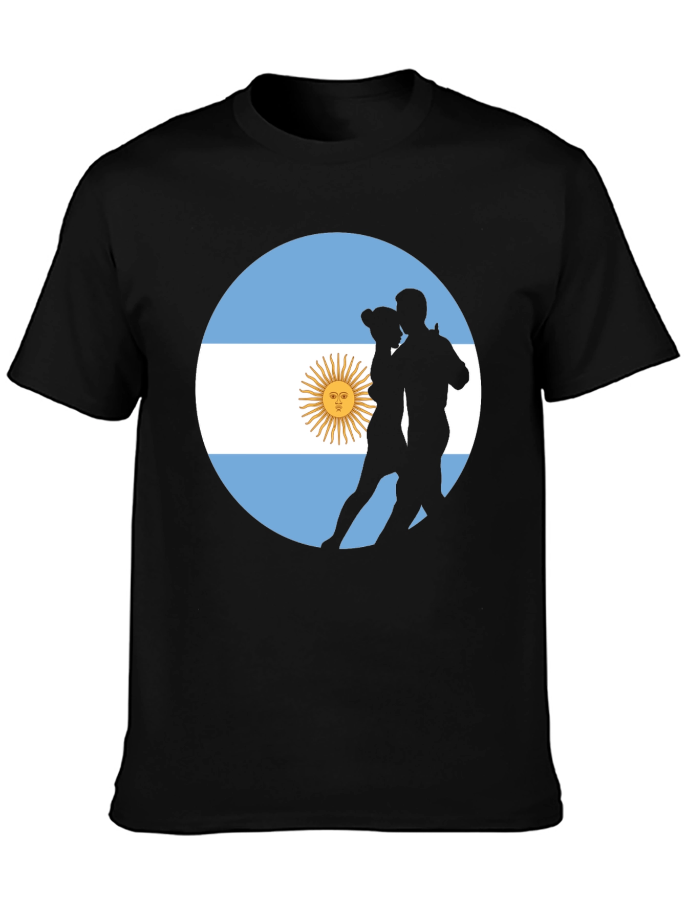 Argentina Tango T-Shirt - Stylish Black Tee
