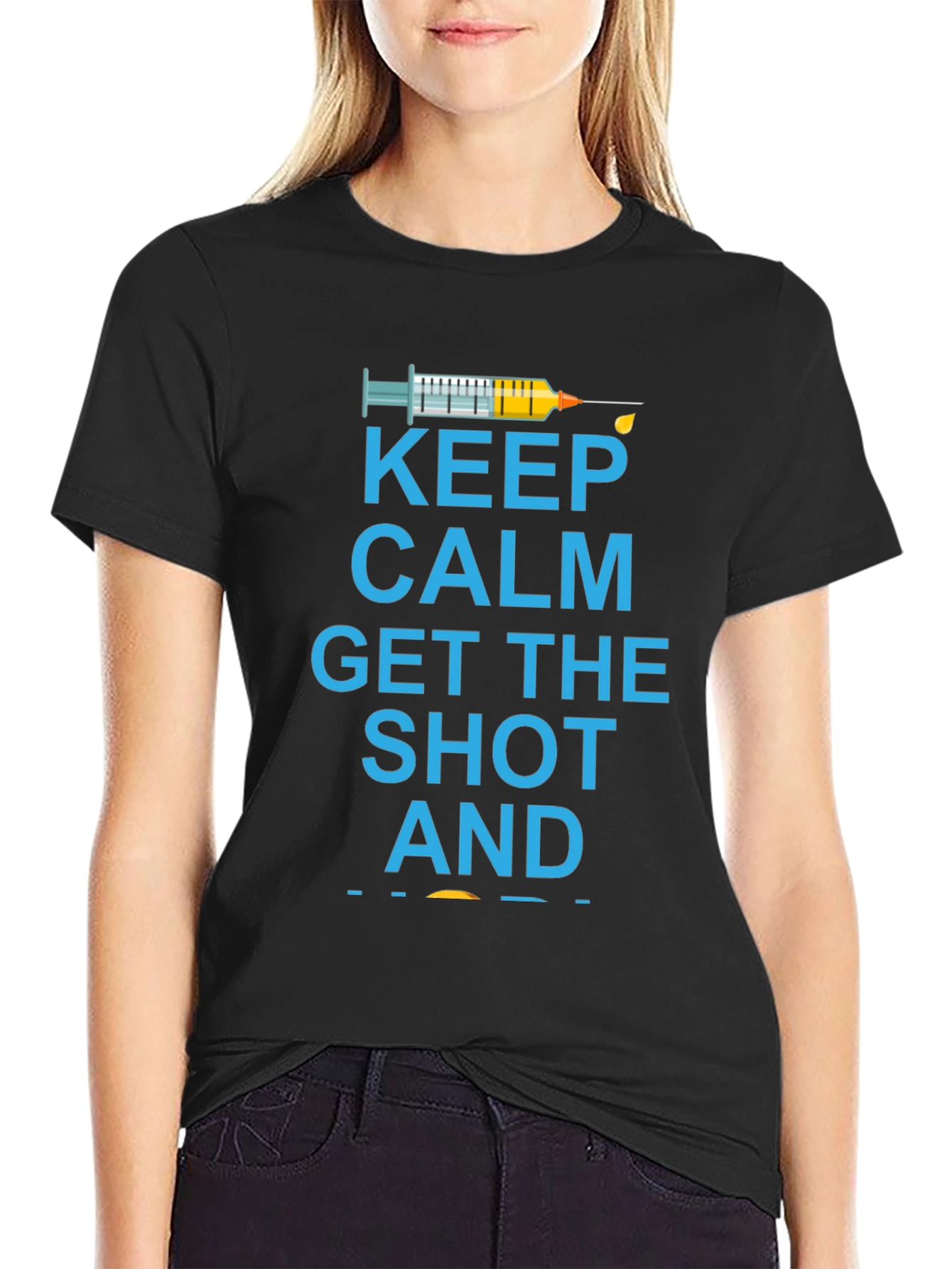 Keep Calm Get The Shot Graphic Tee