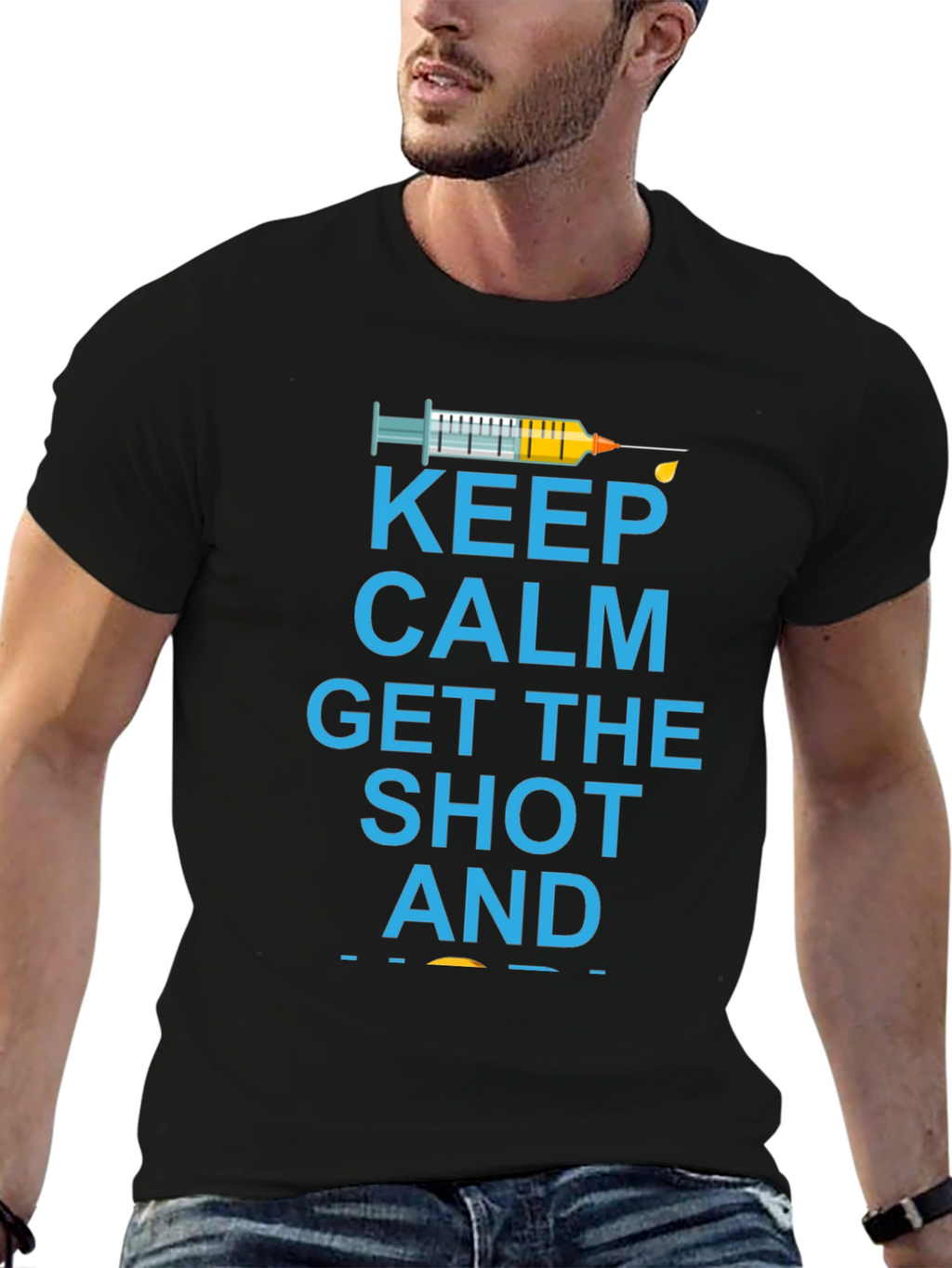 Keep Calm Get The Shot Graphic Tee