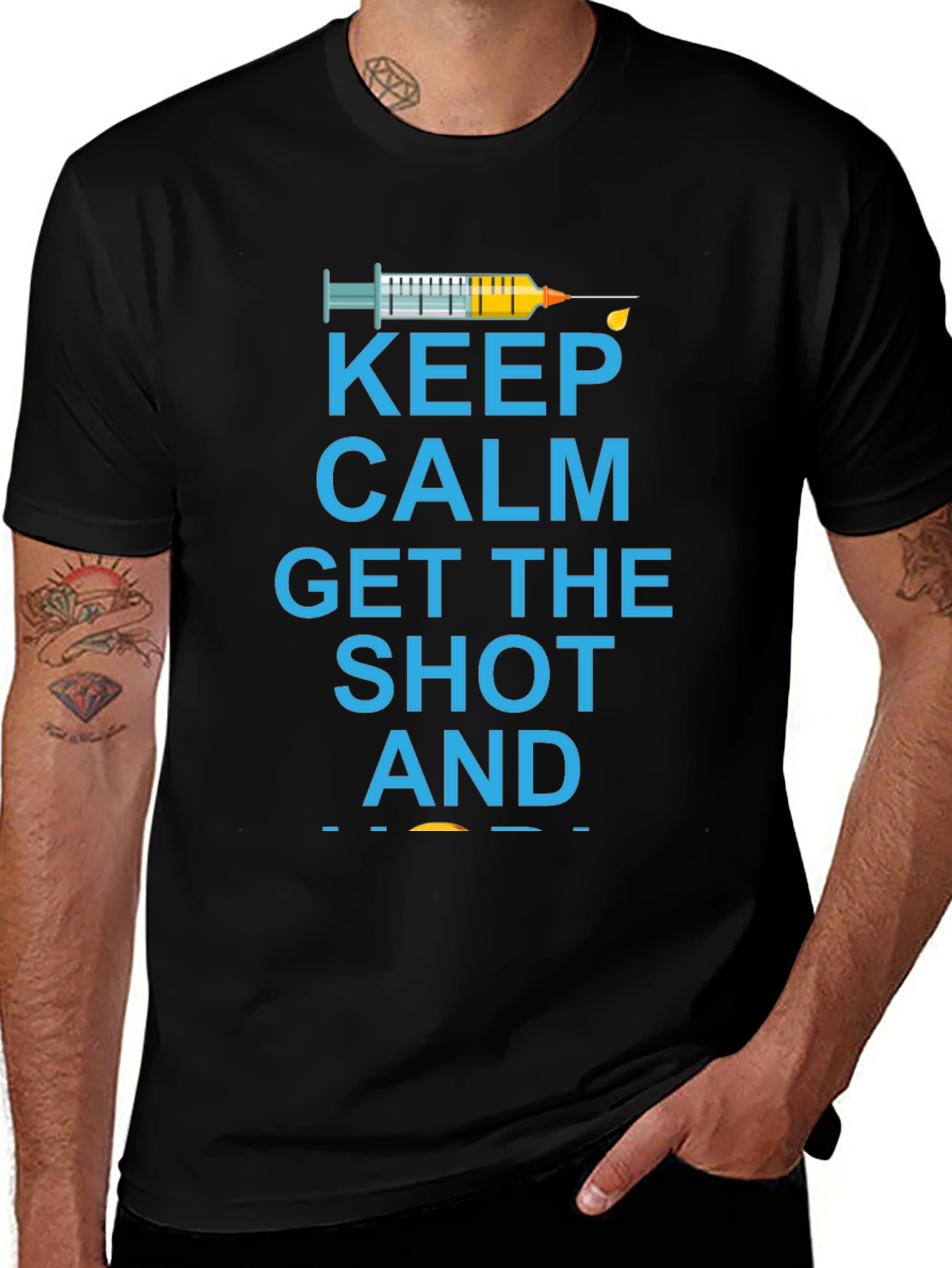 Keep Calm Get The Shot Graphic Tee