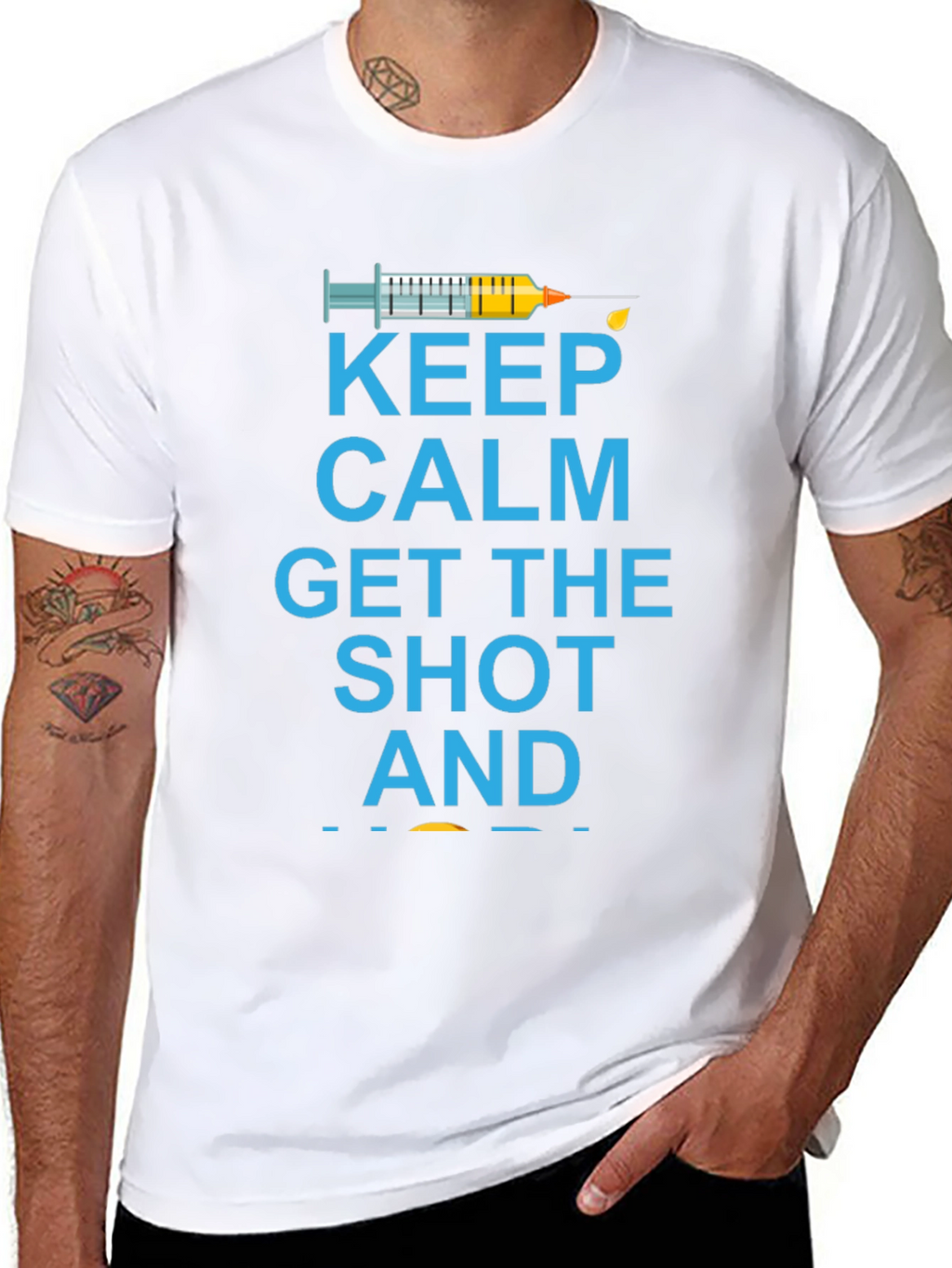 Keep Calm Get The Shot Graphic Tee