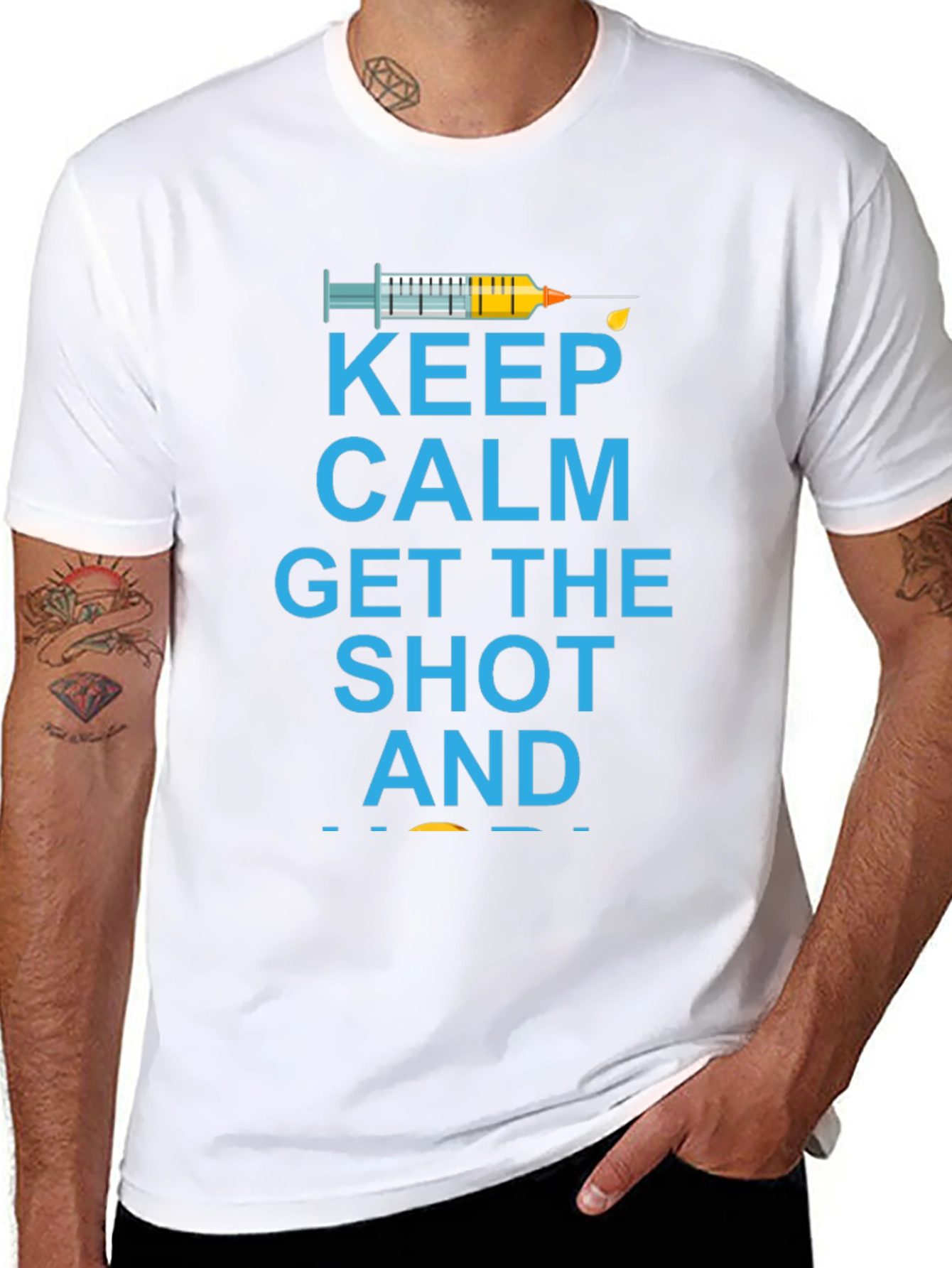 Keep Calm Get The Shot Graphic Tee