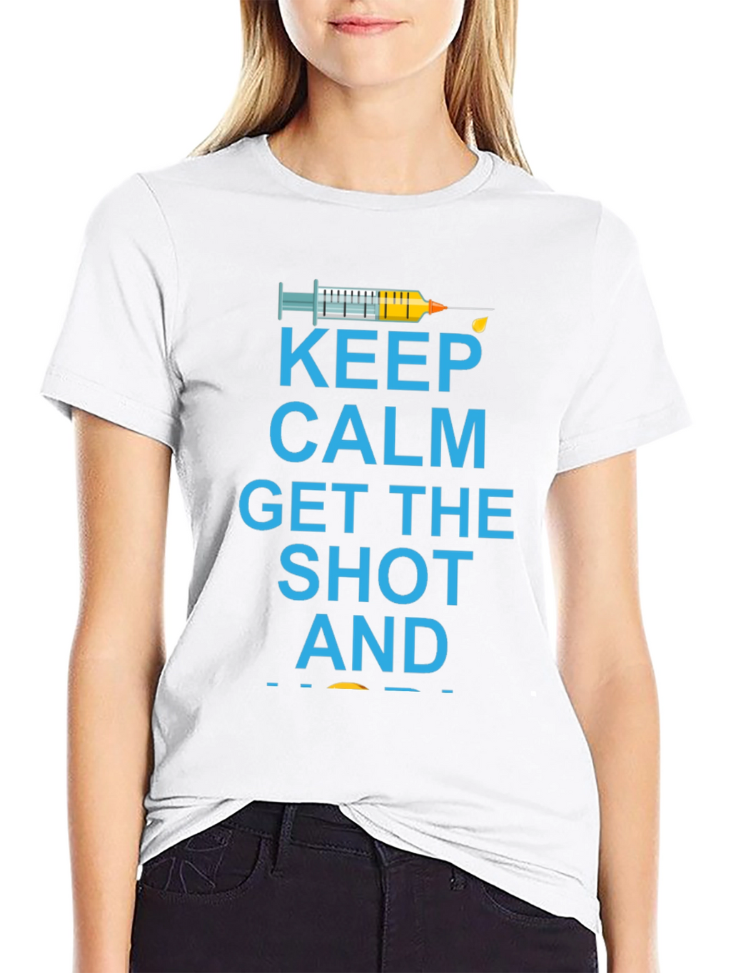 Keep Calm Get The Shot Graphic Tee
