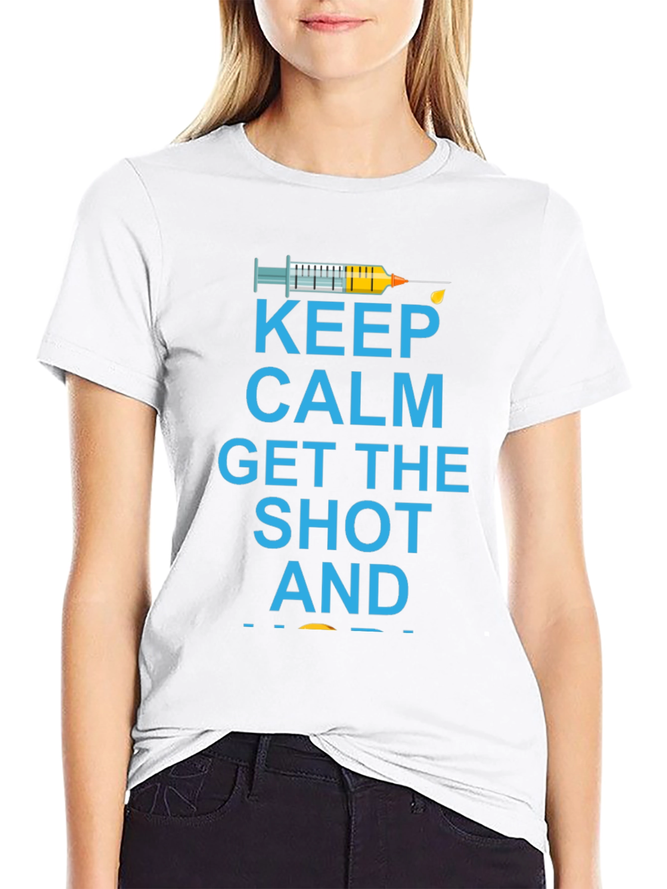 Keep Calm Get The Shot Graphic Tee