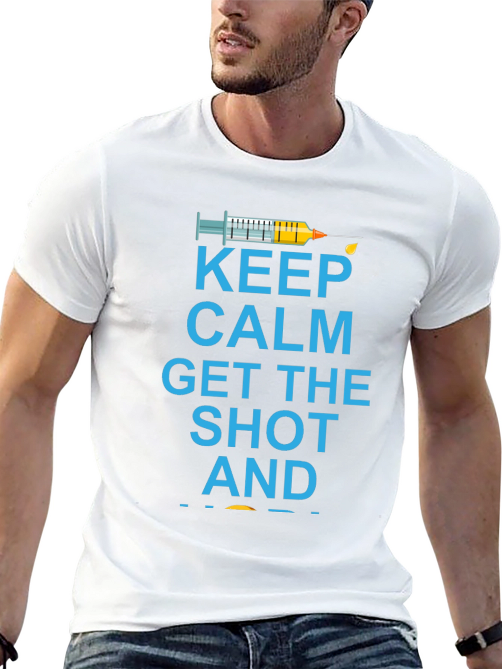 Keep Calm Get The Shot Graphic Tee