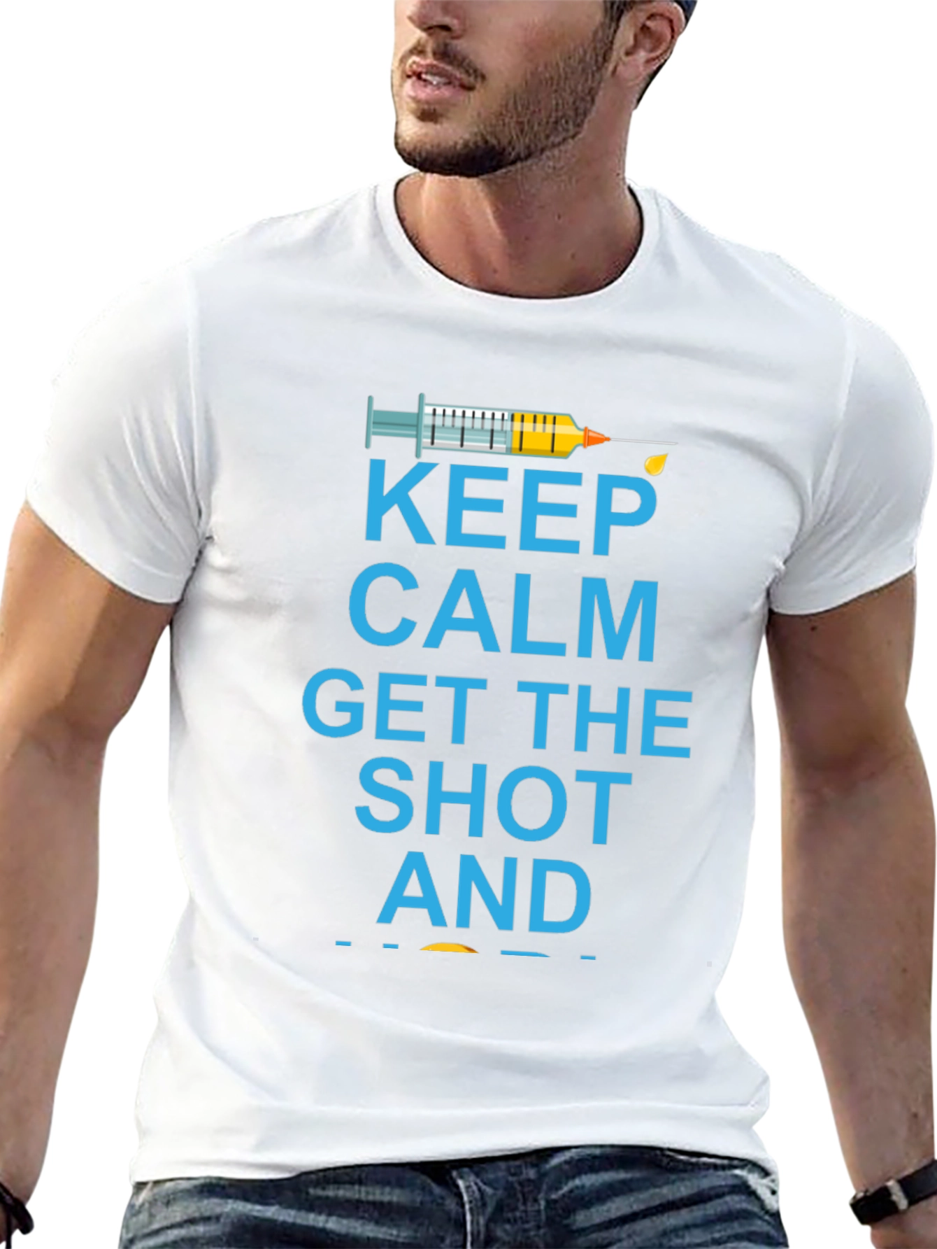 Keep Calm Get The Shot Graphic Tee