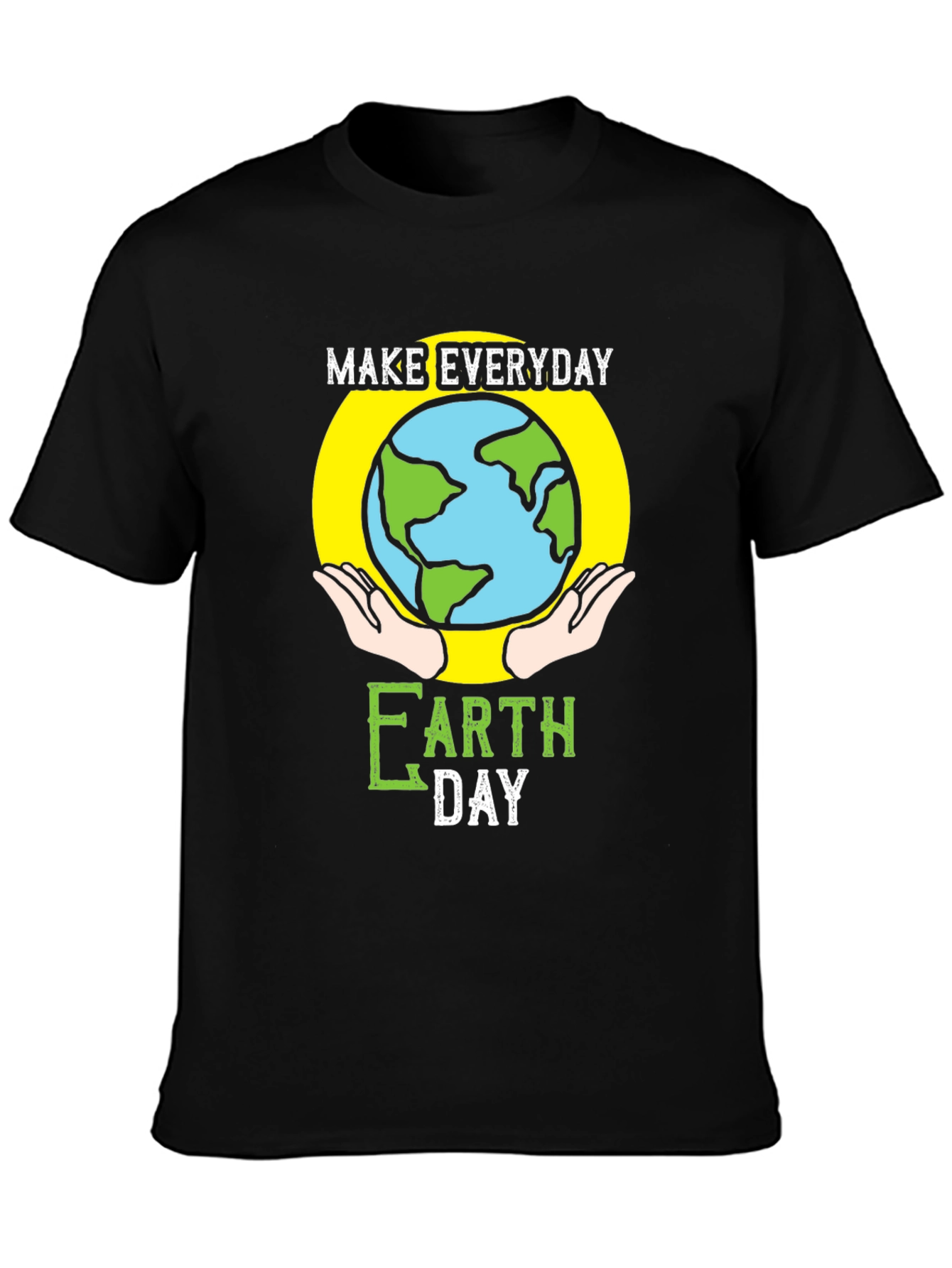Everyday Earth Day T-Shirt - Black