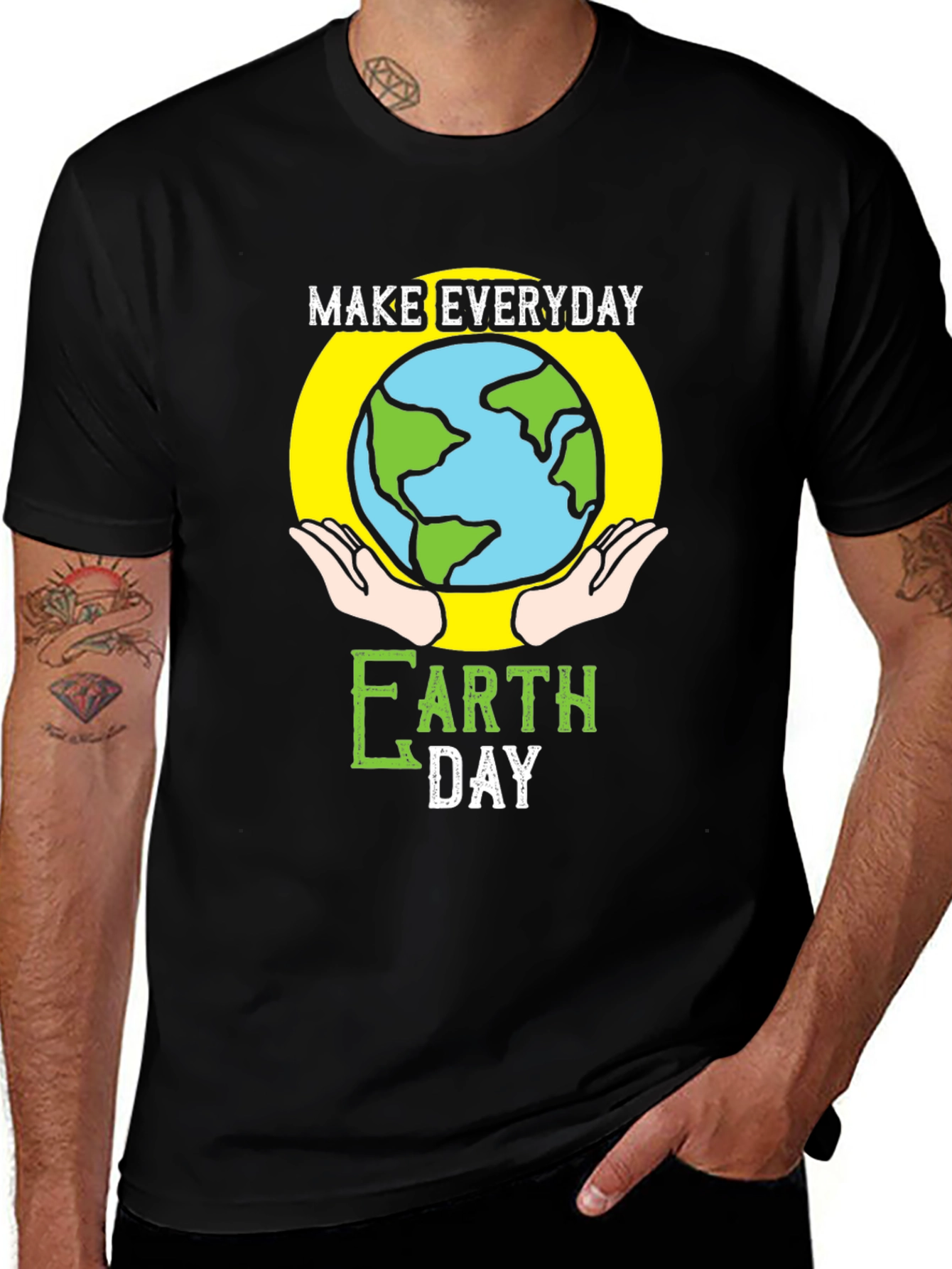 Everyday Earth Day T-Shirt - Black