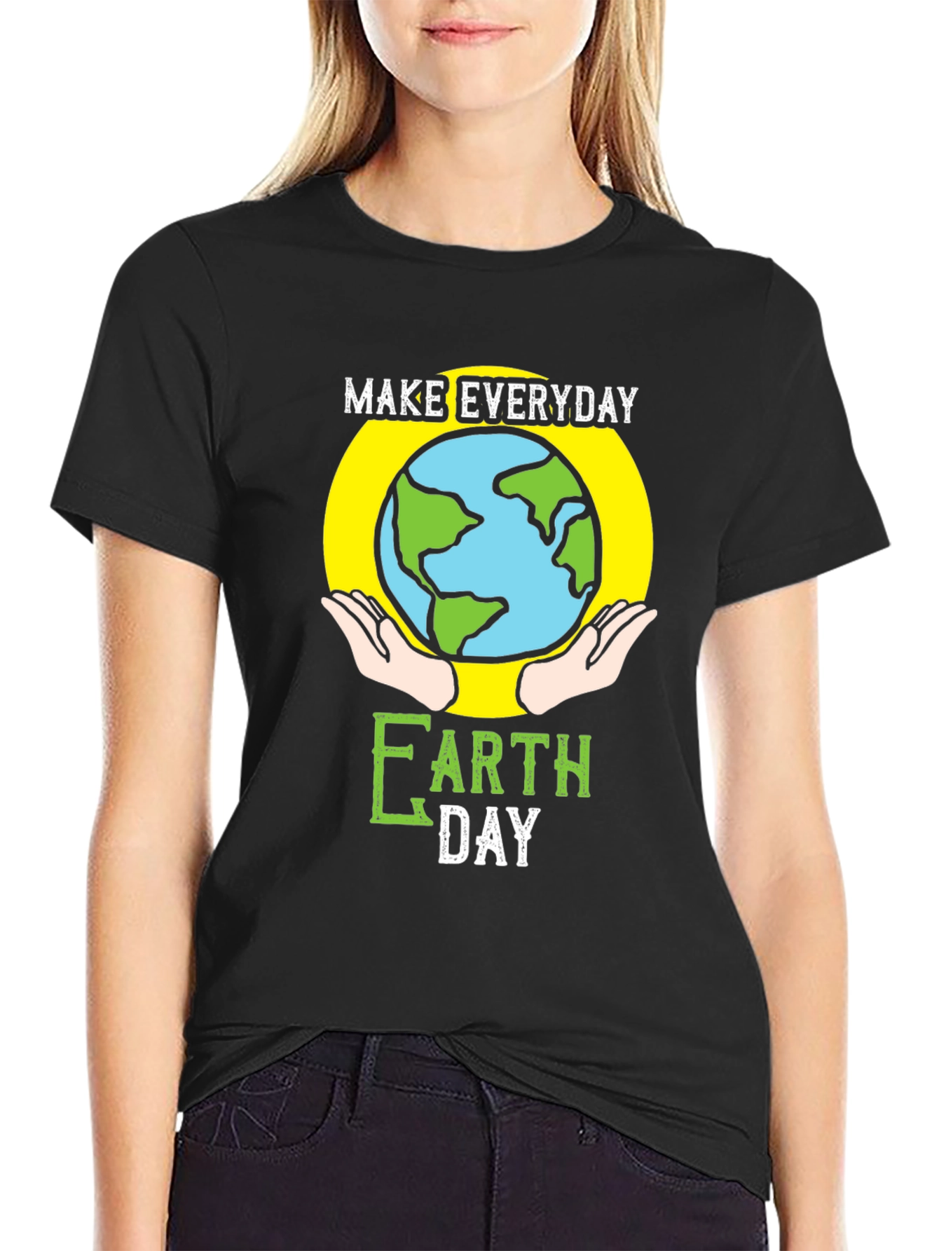 Everyday Earth Day T-Shirt - Black