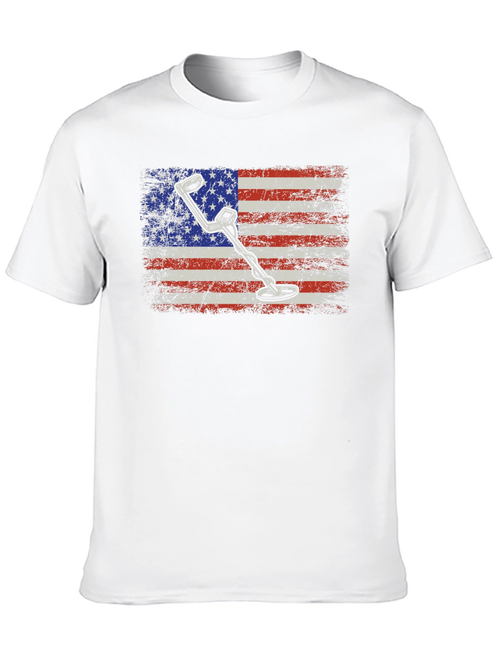 Metal Detector US Flag Tee