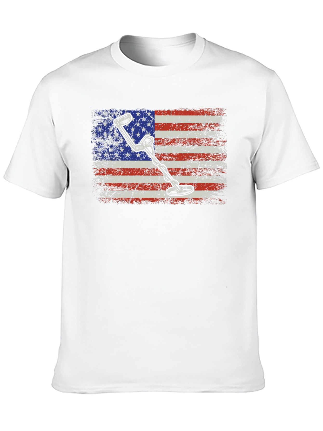 Metal Detector US Flag Tee