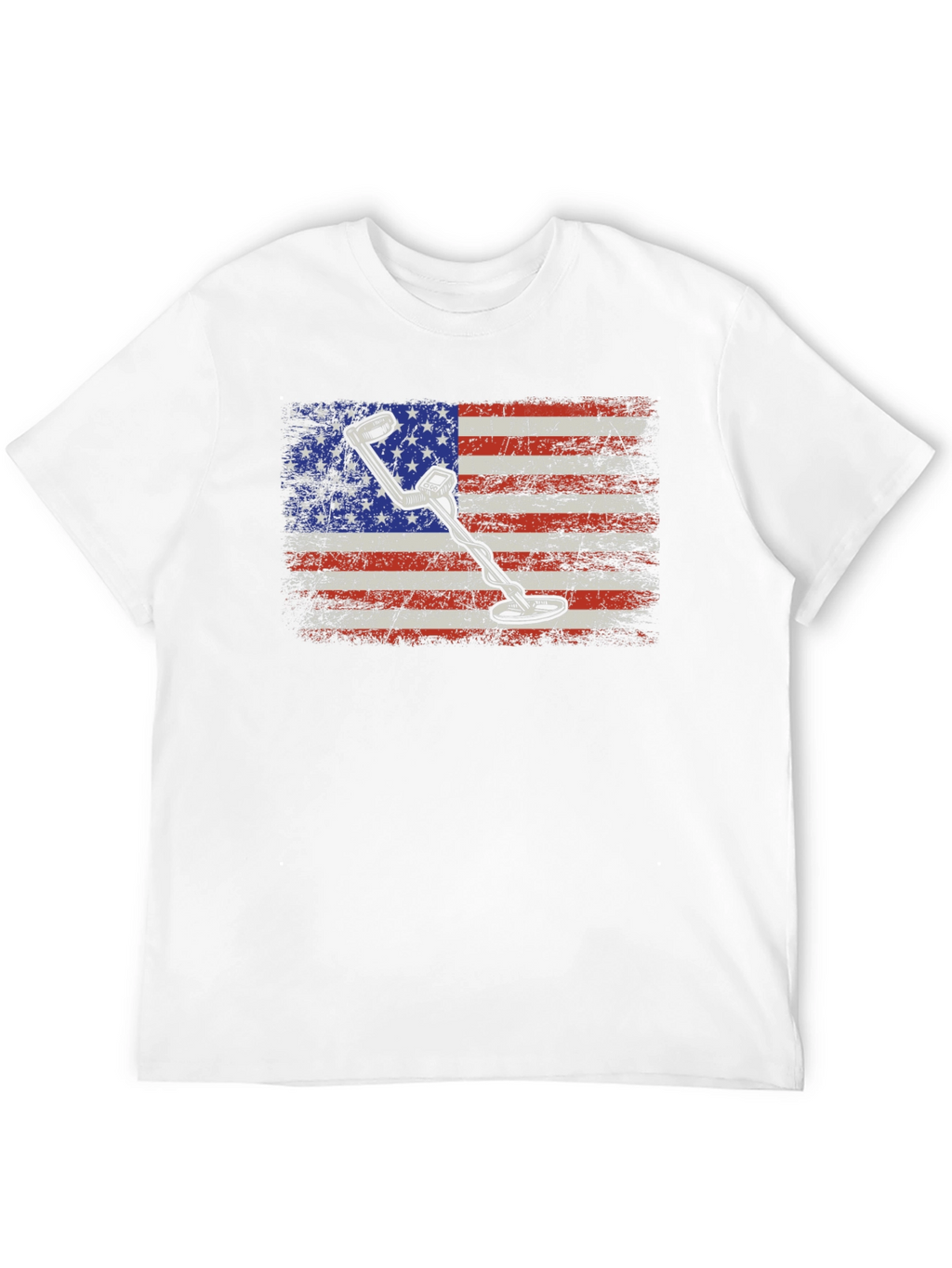 Metal Detector US Flag Tee