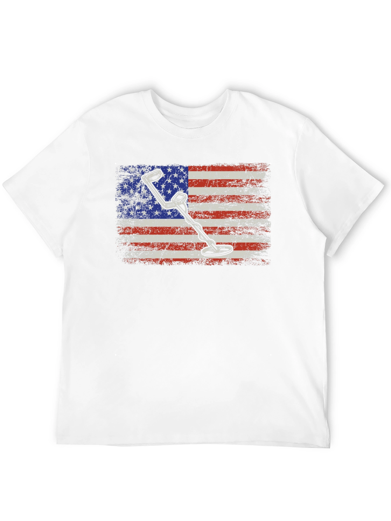 Metal Detector US Flag Tee