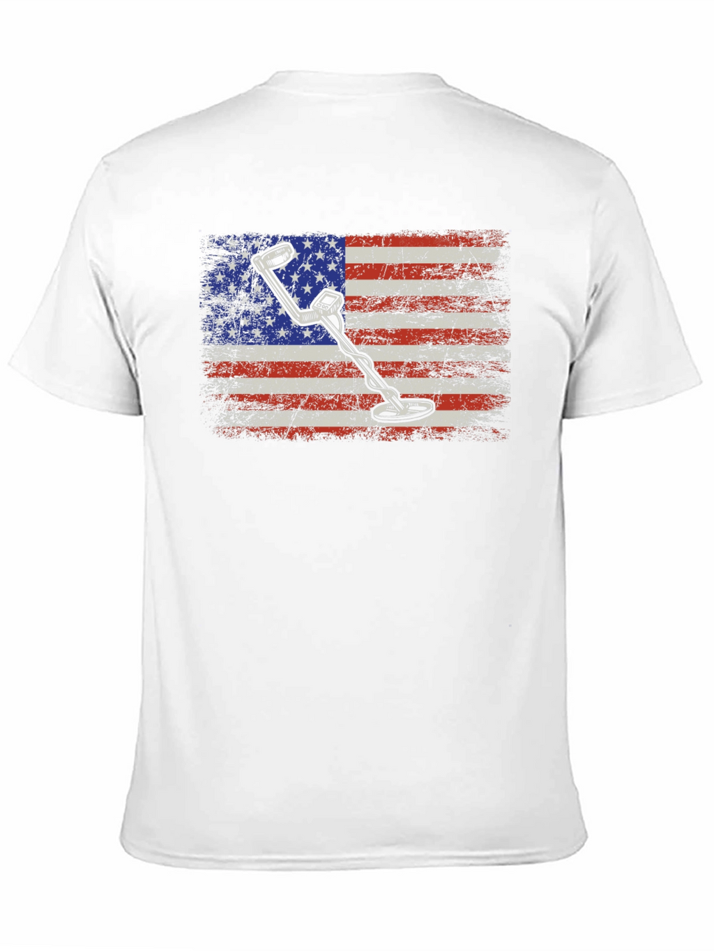 Metal Detector US Flag Tee