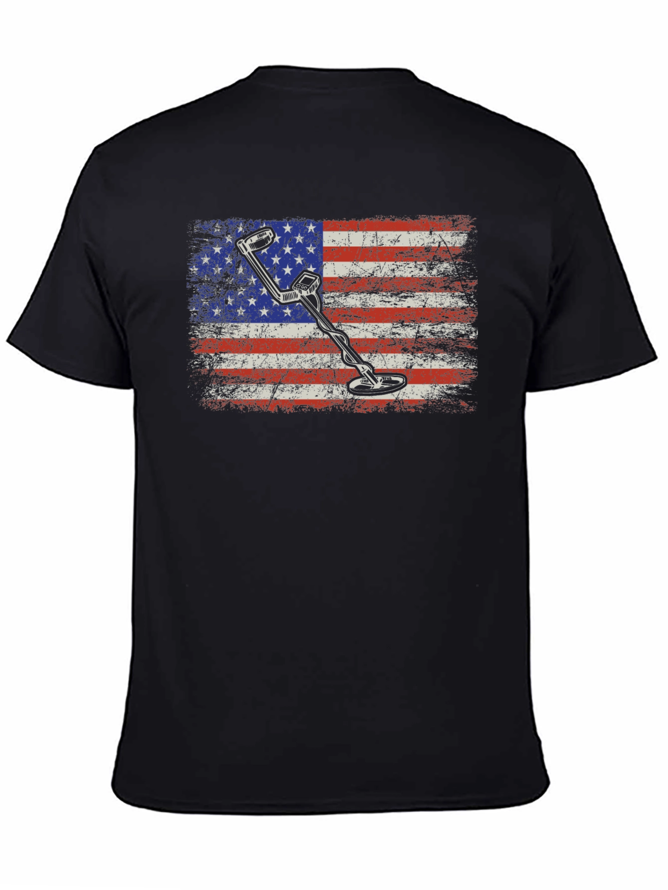 Metal Detector US Flag Tee