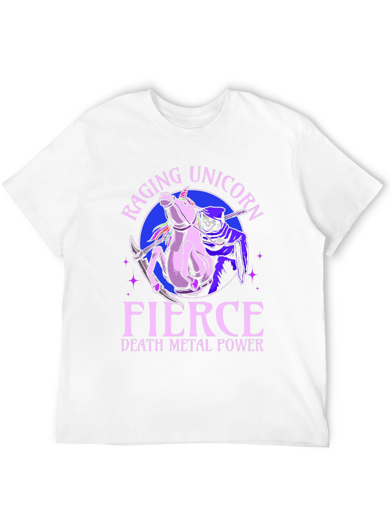 Raging Unicorn Death Metal Power T-Shirt