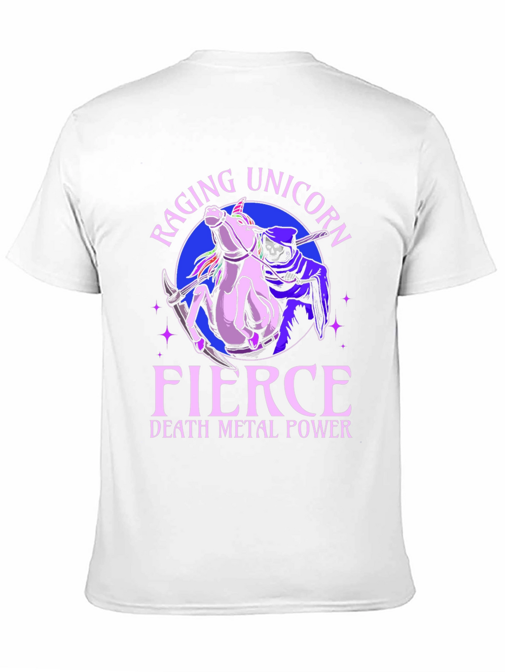 Raging Unicorn Death Metal Power T-Shirt