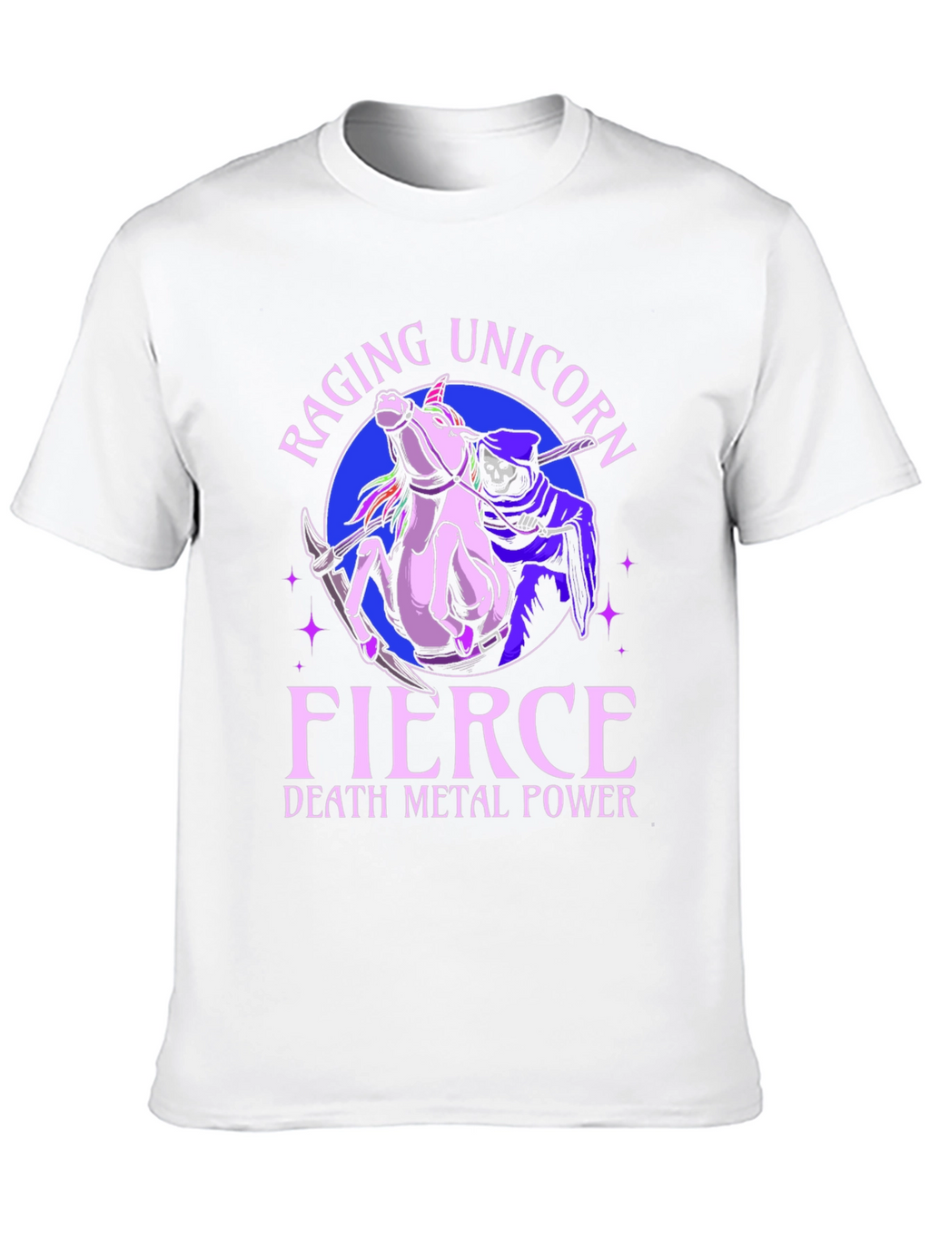 Raging Unicorn Death Metal Power T-Shirt