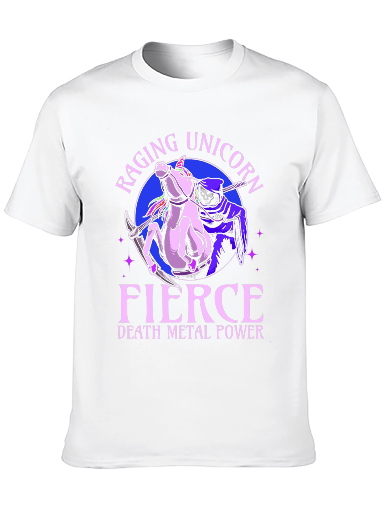 Raging Unicorn Death Metal Power T-Shirt