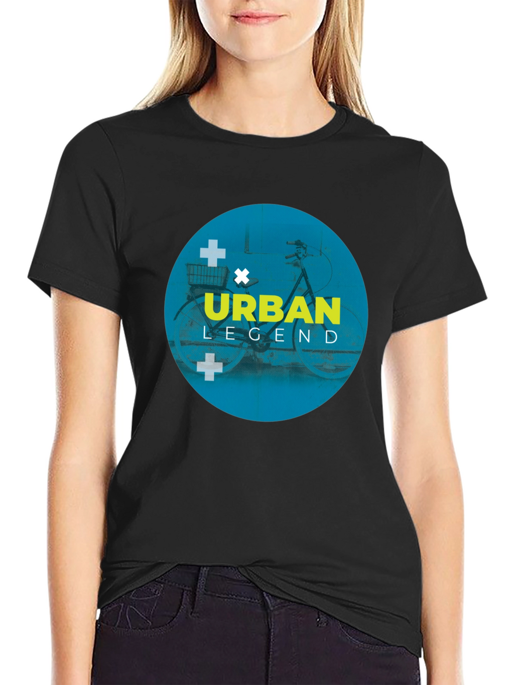 Urban Legend Graphic Tee - Mens Black Cotton T-Shirt