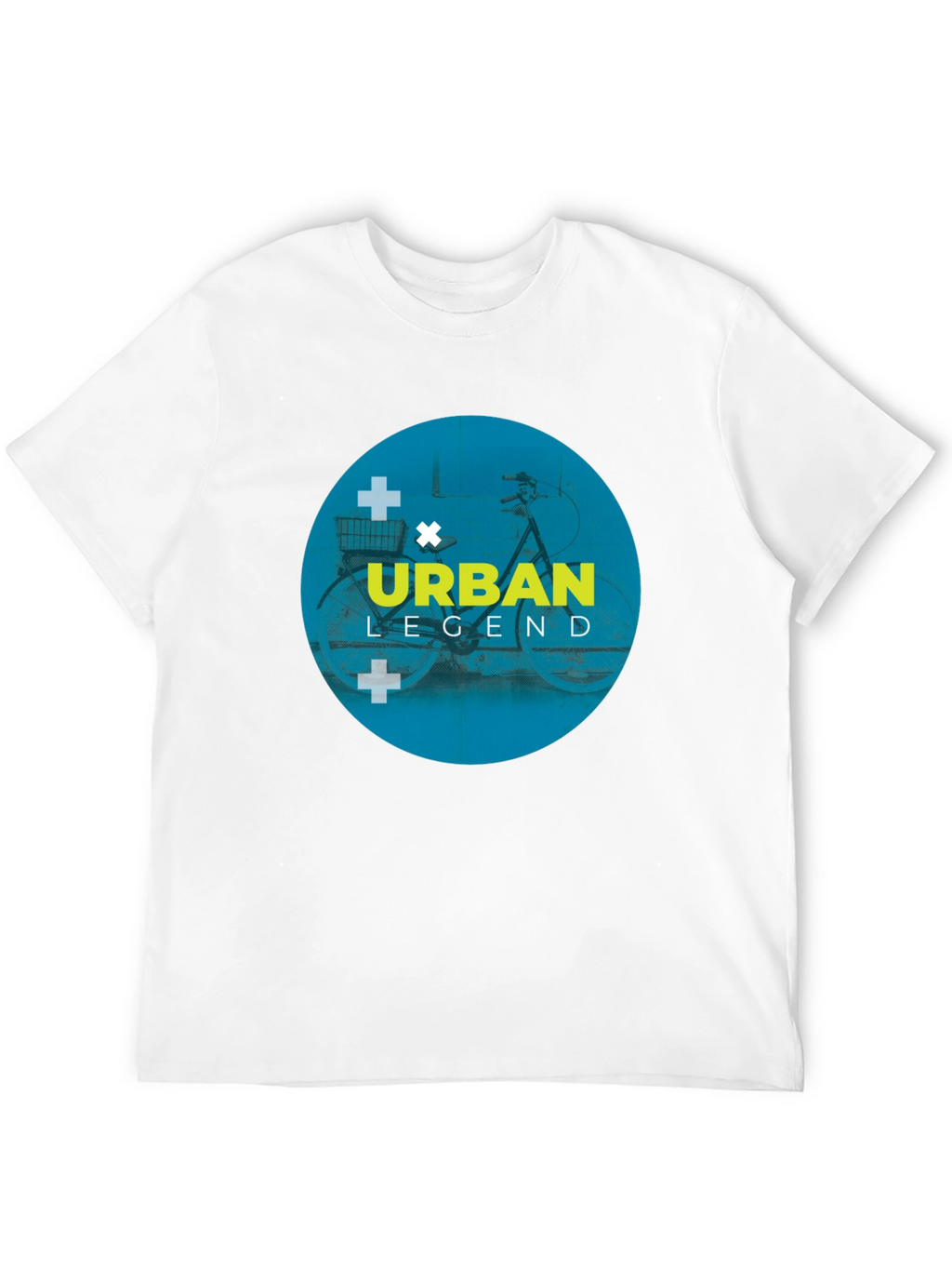 Urban Legend Graphic Tee - Mens Black Cotton T-Shirt
