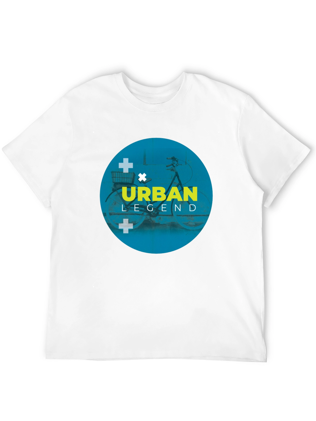 Urban Legend Graphic Tee - Mens Black Cotton T-Shirt