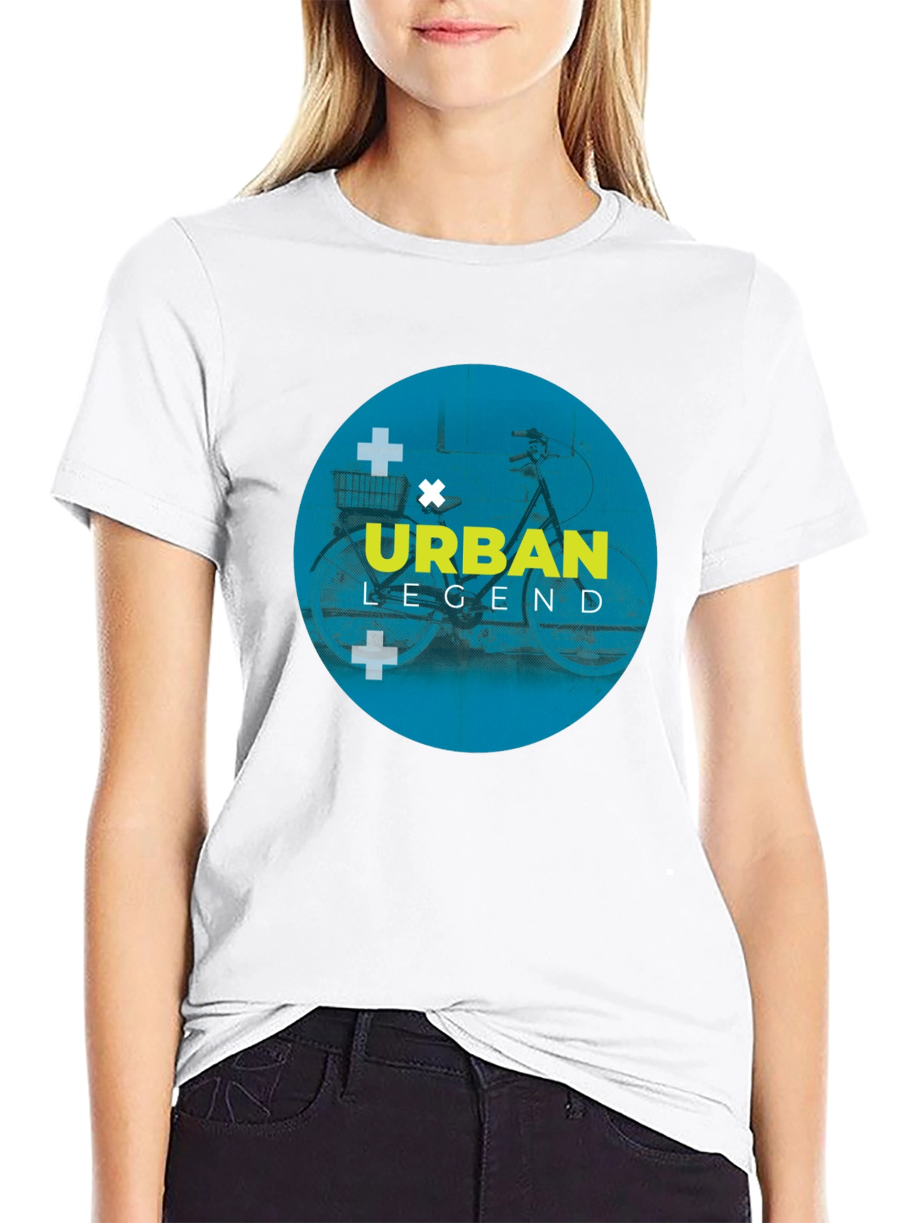 Urban Legend Graphic Tee - Mens Black Cotton T-Shirt