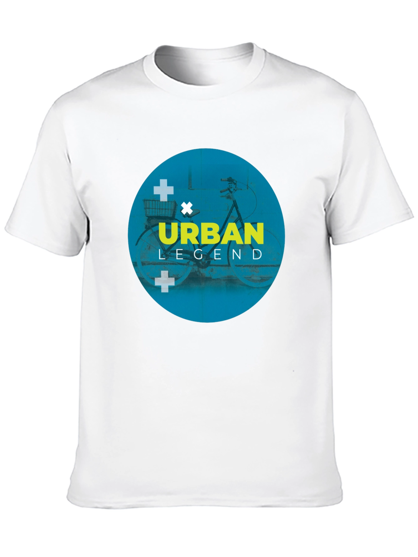 Urban Legend Graphic Tee - Mens Black Cotton T-Shirt