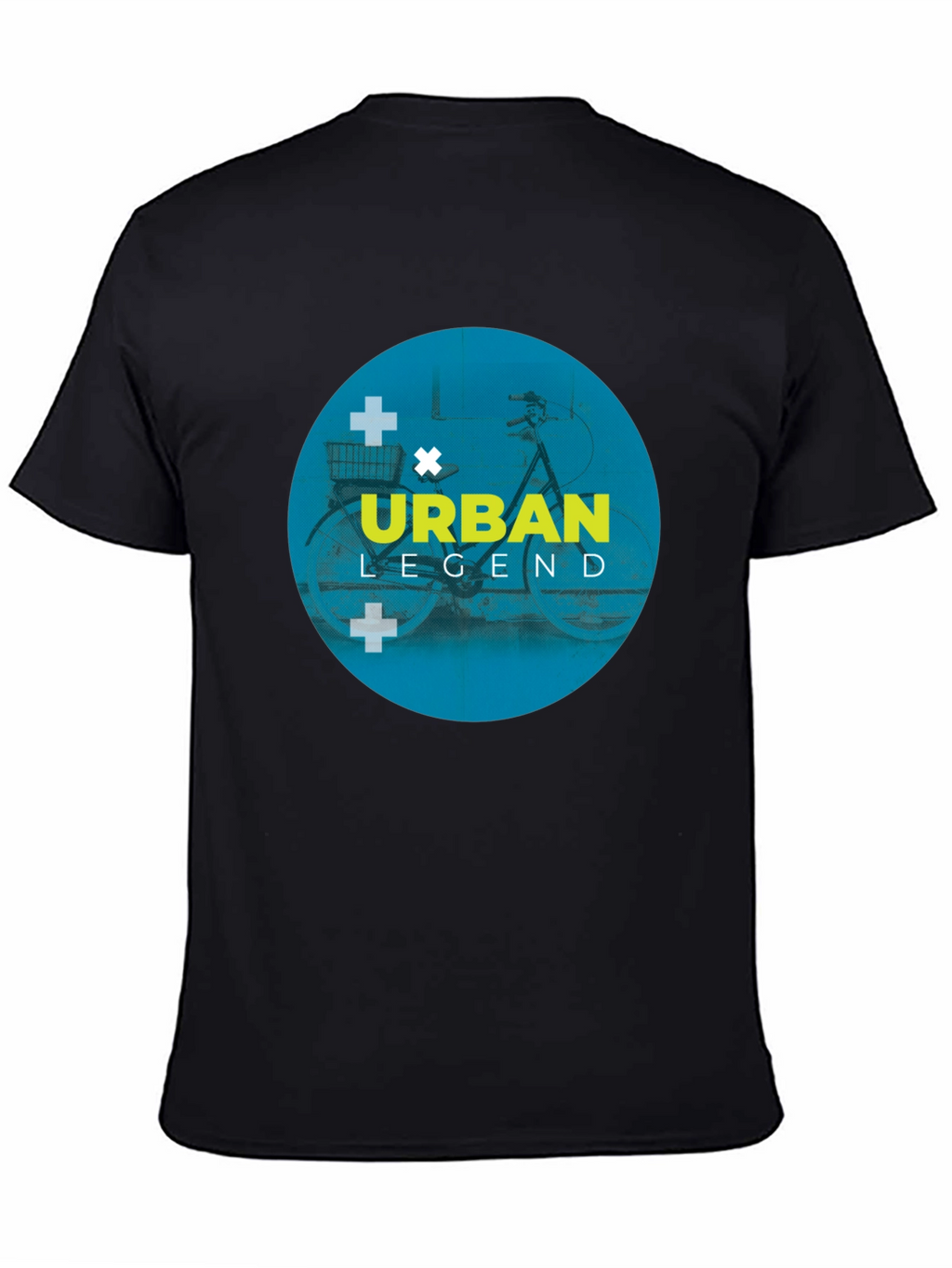 Urban Legend Graphic Tee - Mens Black Cotton T-Shirt