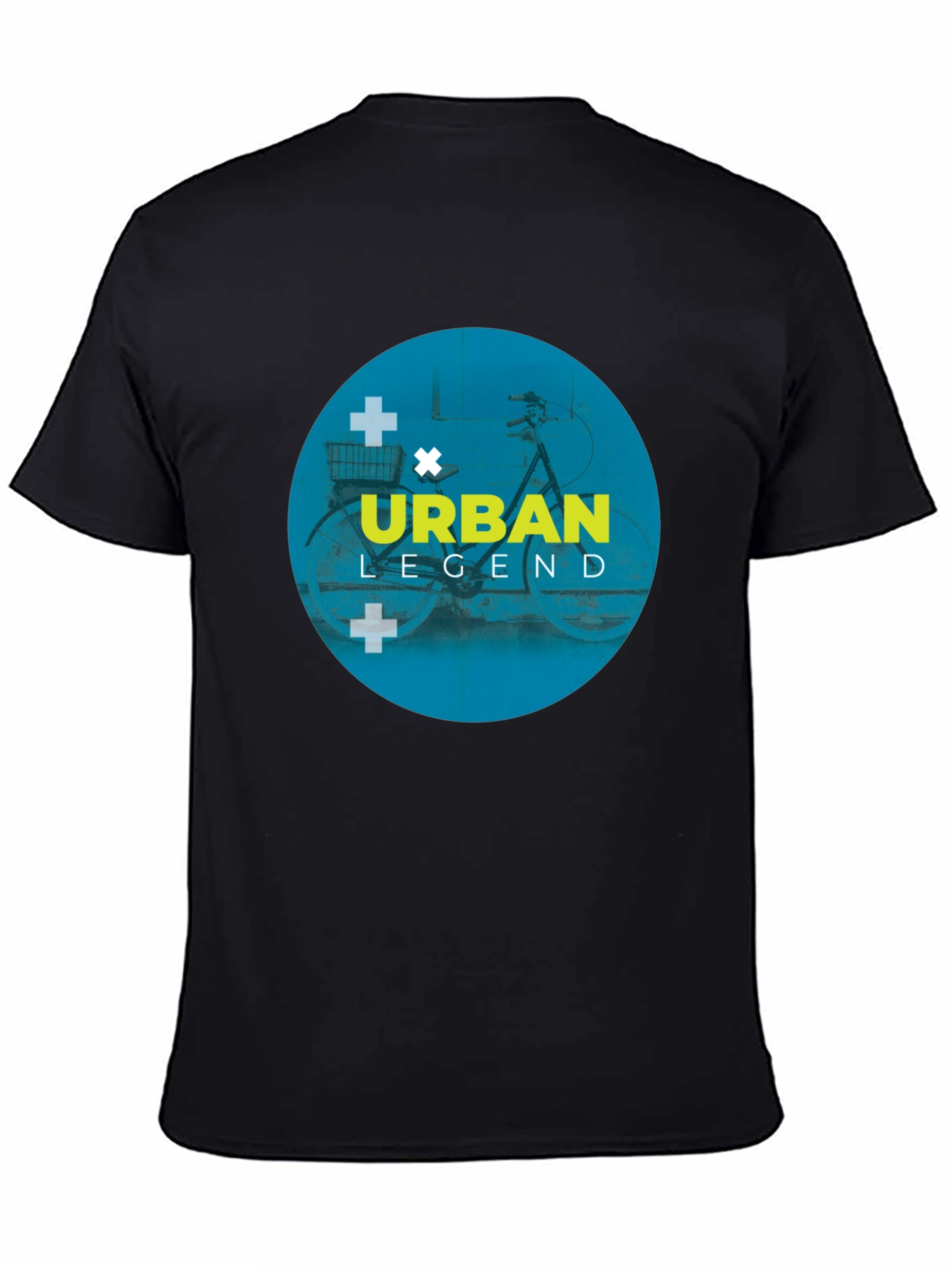 Urban Legend Graphic Tee - Mens Black Cotton T-Shirt