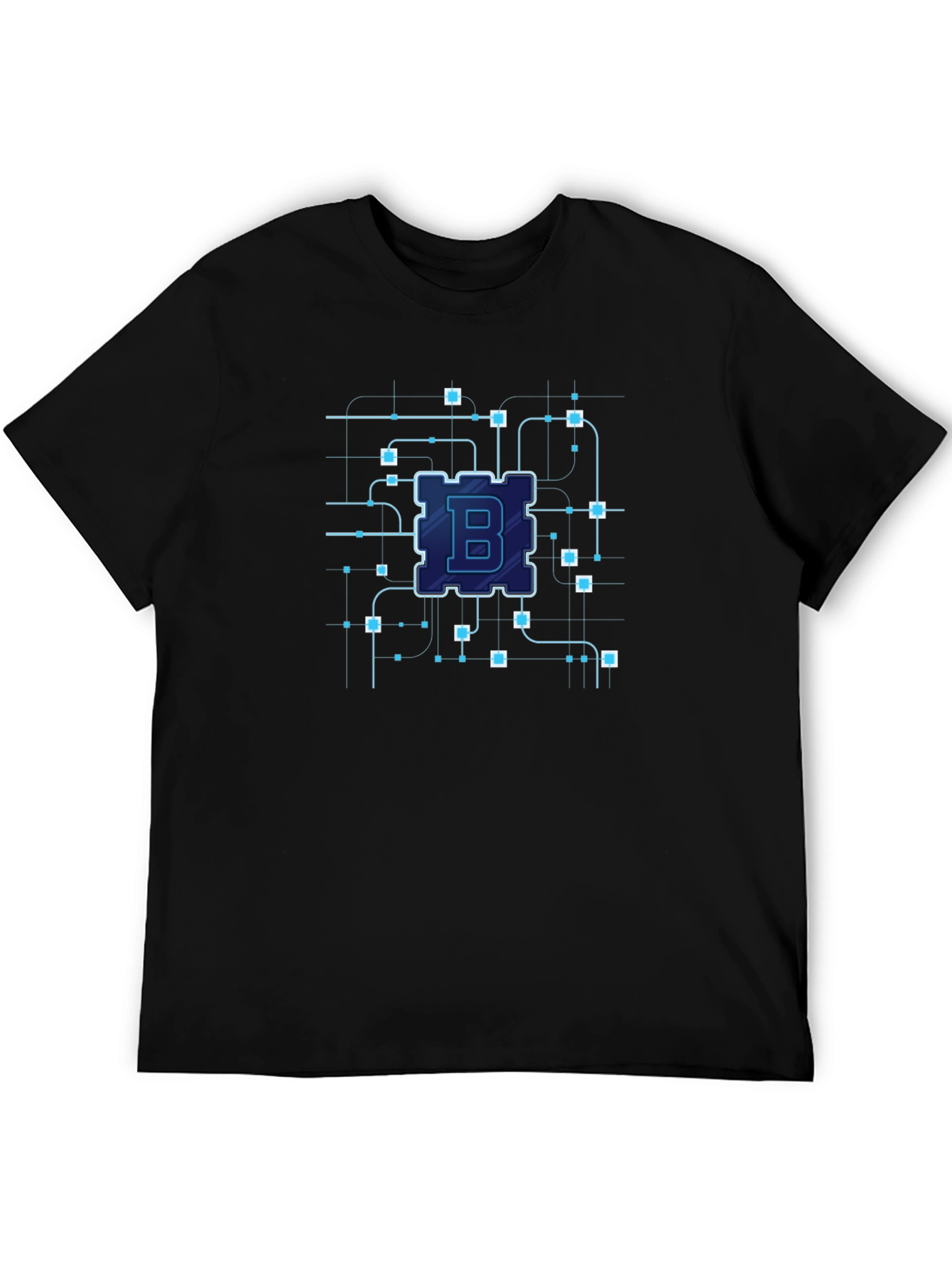 Bitcoin Circuit Board Black T-Shirt - Crypto Tech Style