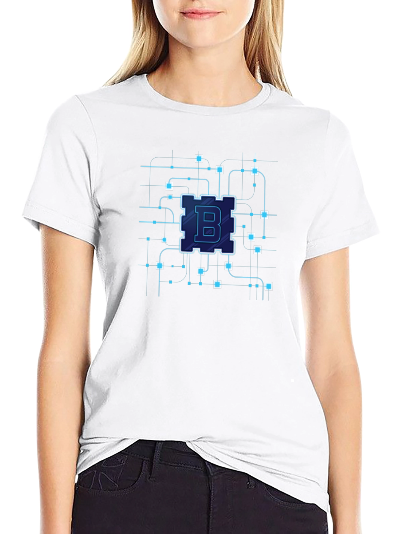 Bitcoin Circuit Board Black T-Shirt - Crypto Tech Style