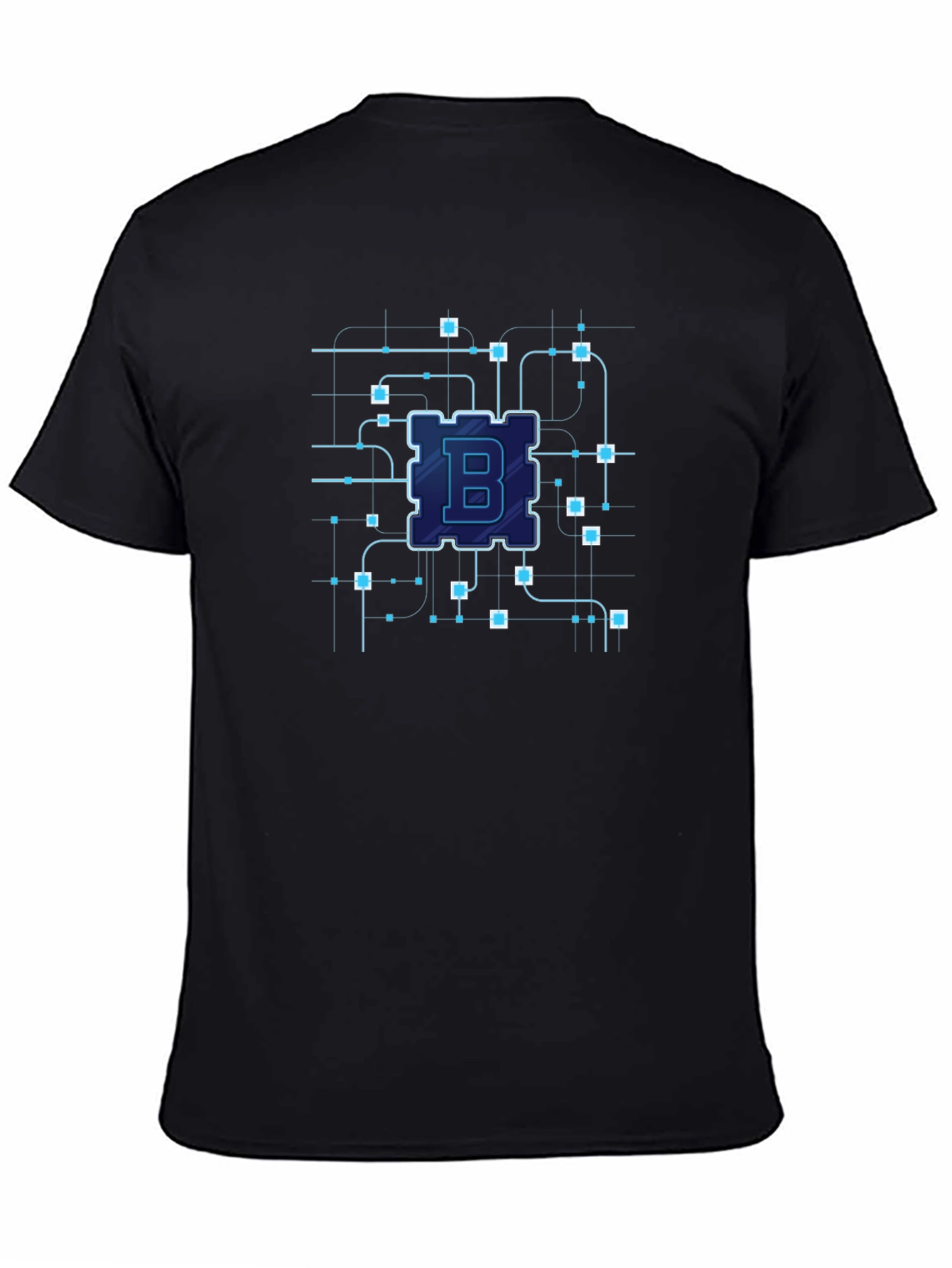 Bitcoin Circuit Board Black T-Shirt - Crypto Tech Style