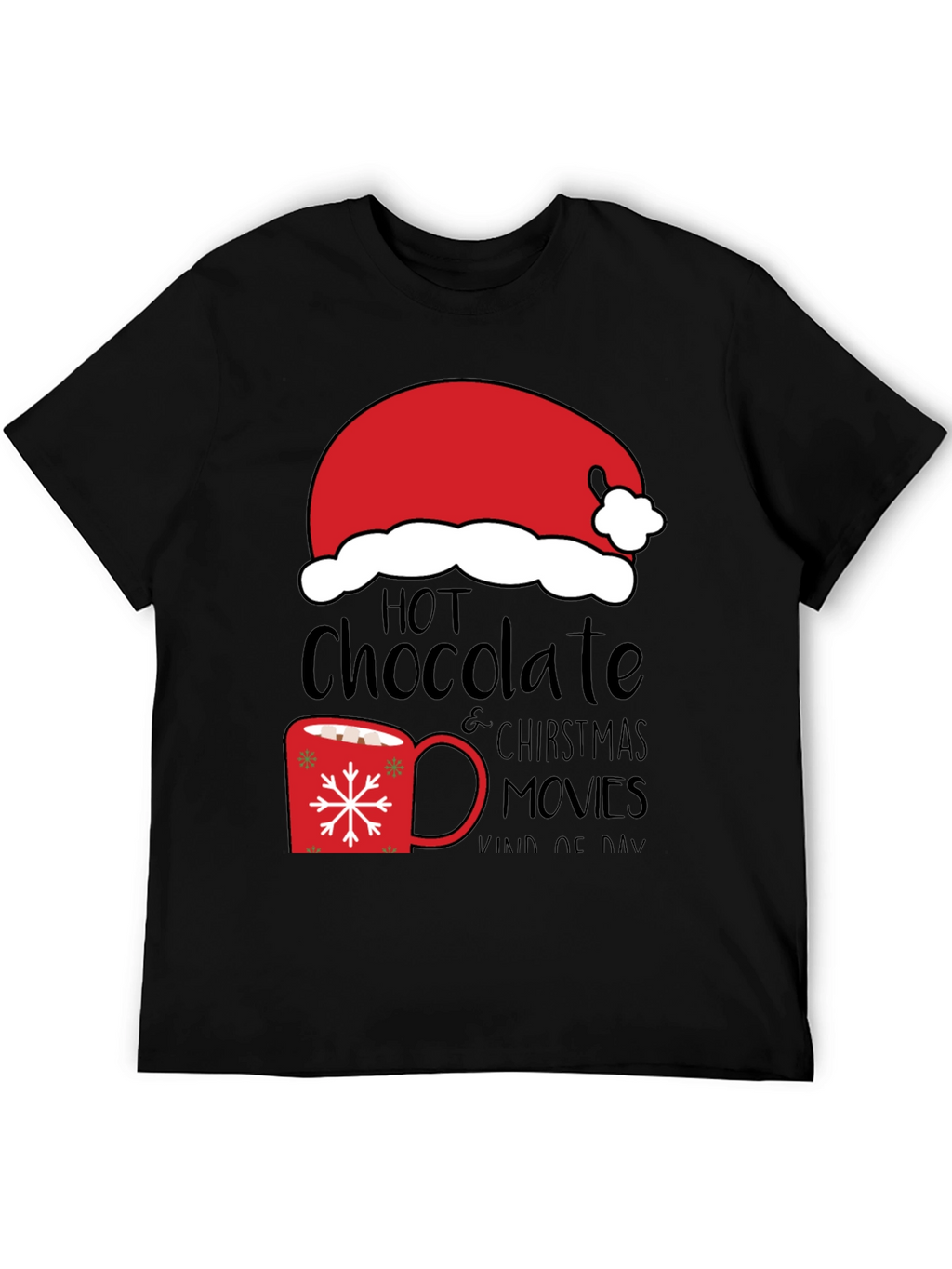 Hot Chocolate Christmas Movies T-Shirt