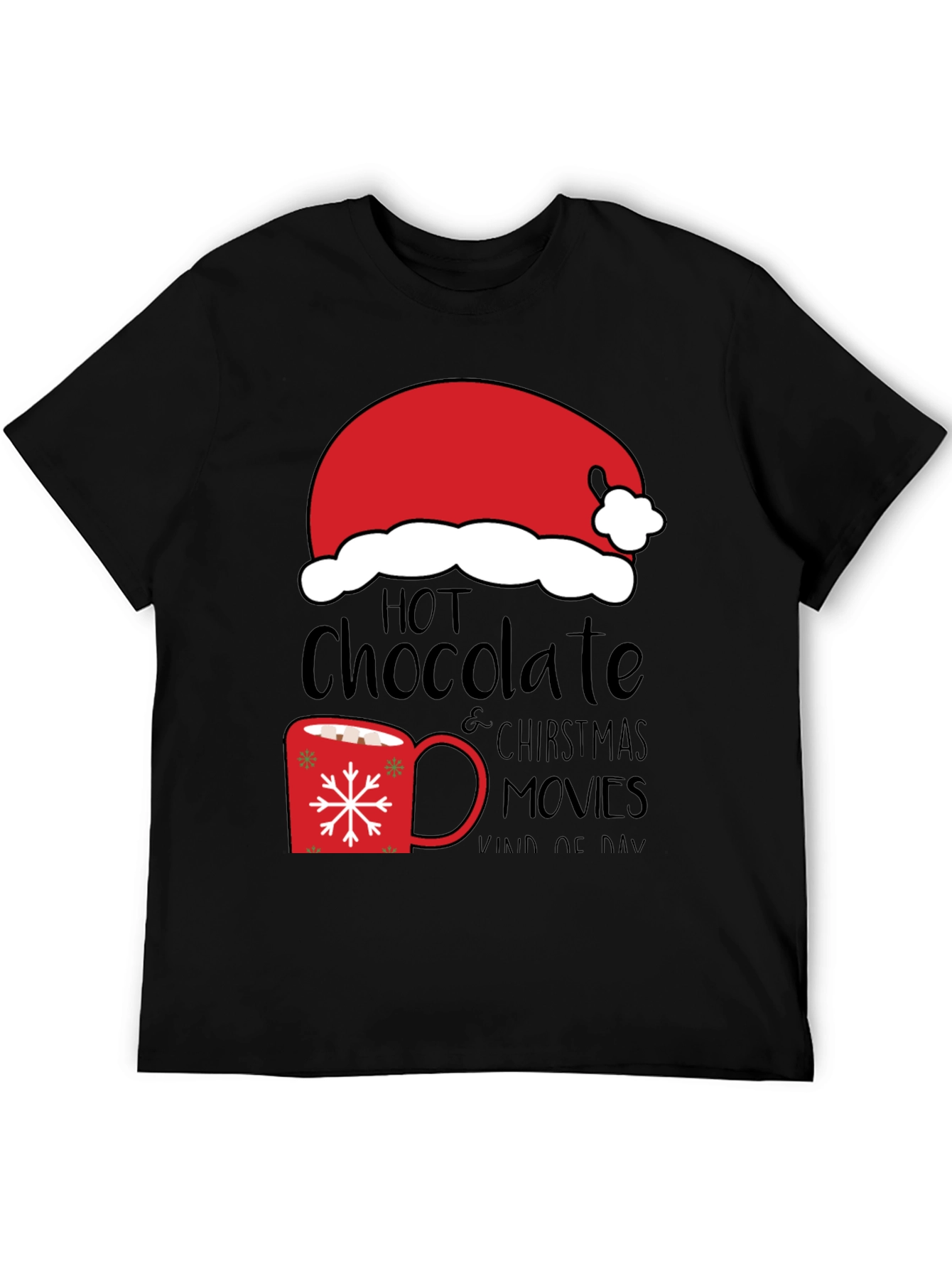 Hot Chocolate Christmas Movies T-Shirt