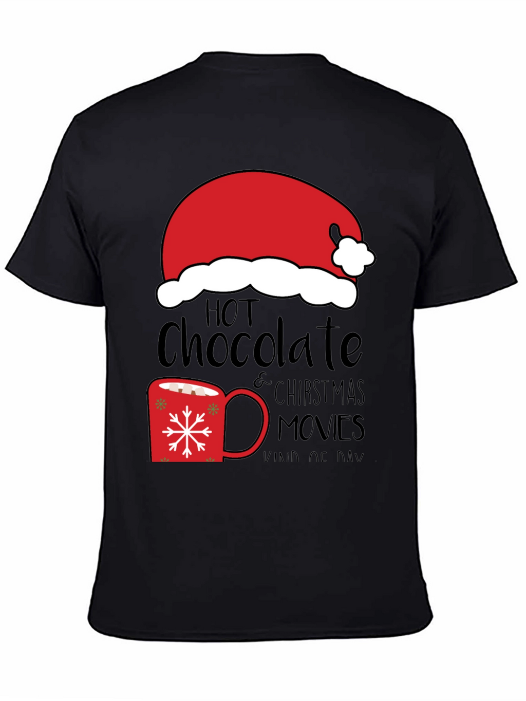 Hot Chocolate Christmas Movies T-Shirt