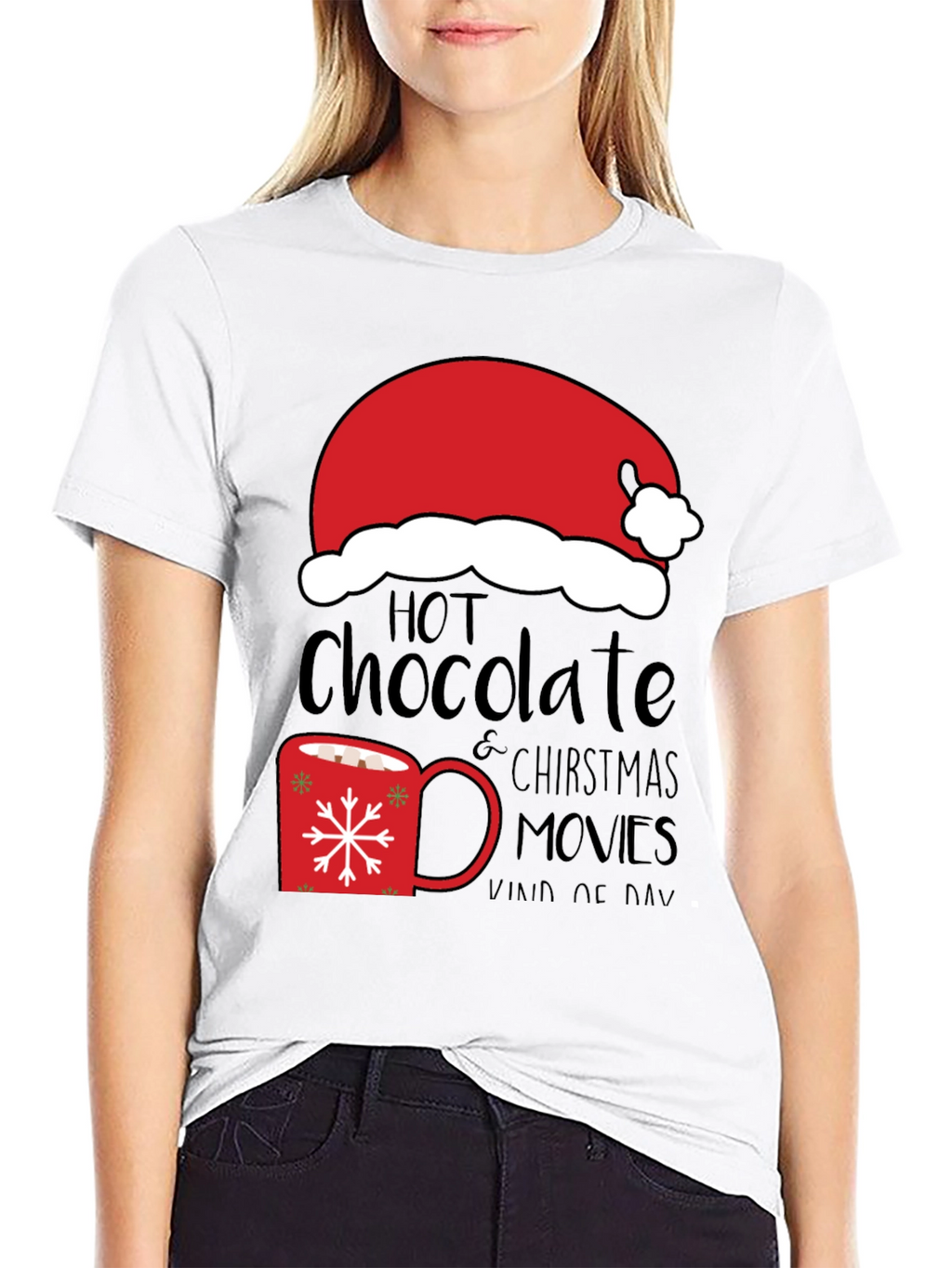 Hot Chocolate Christmas Movies T-Shirt