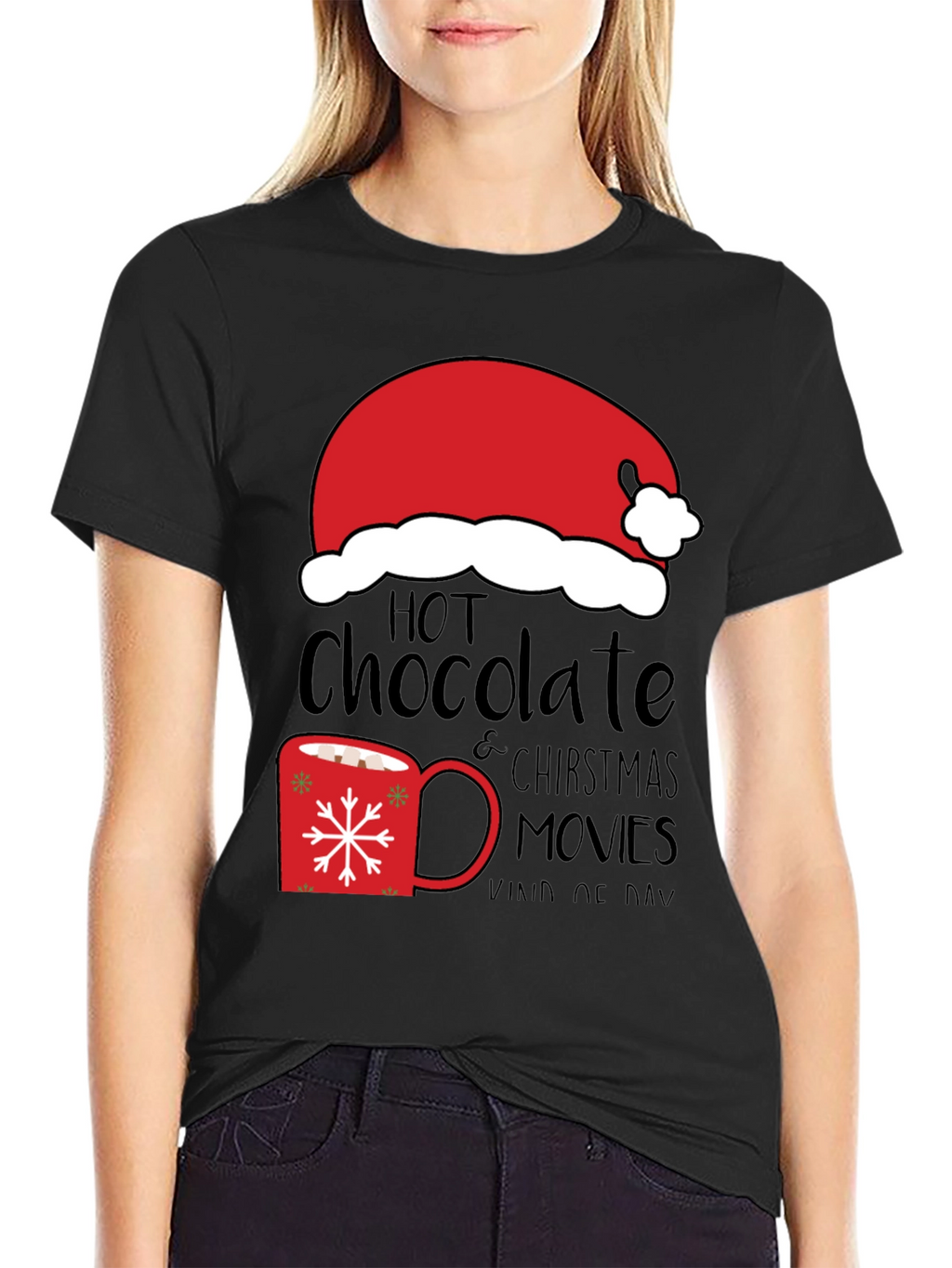 Hot Chocolate Christmas Movies T-Shirt