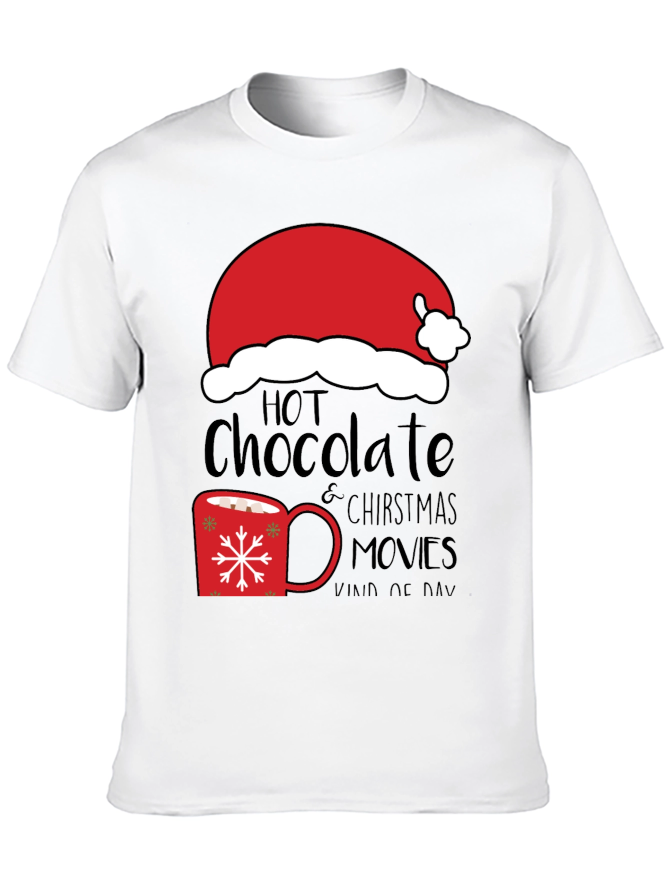 Hot Chocolate Christmas Movies T-Shirt